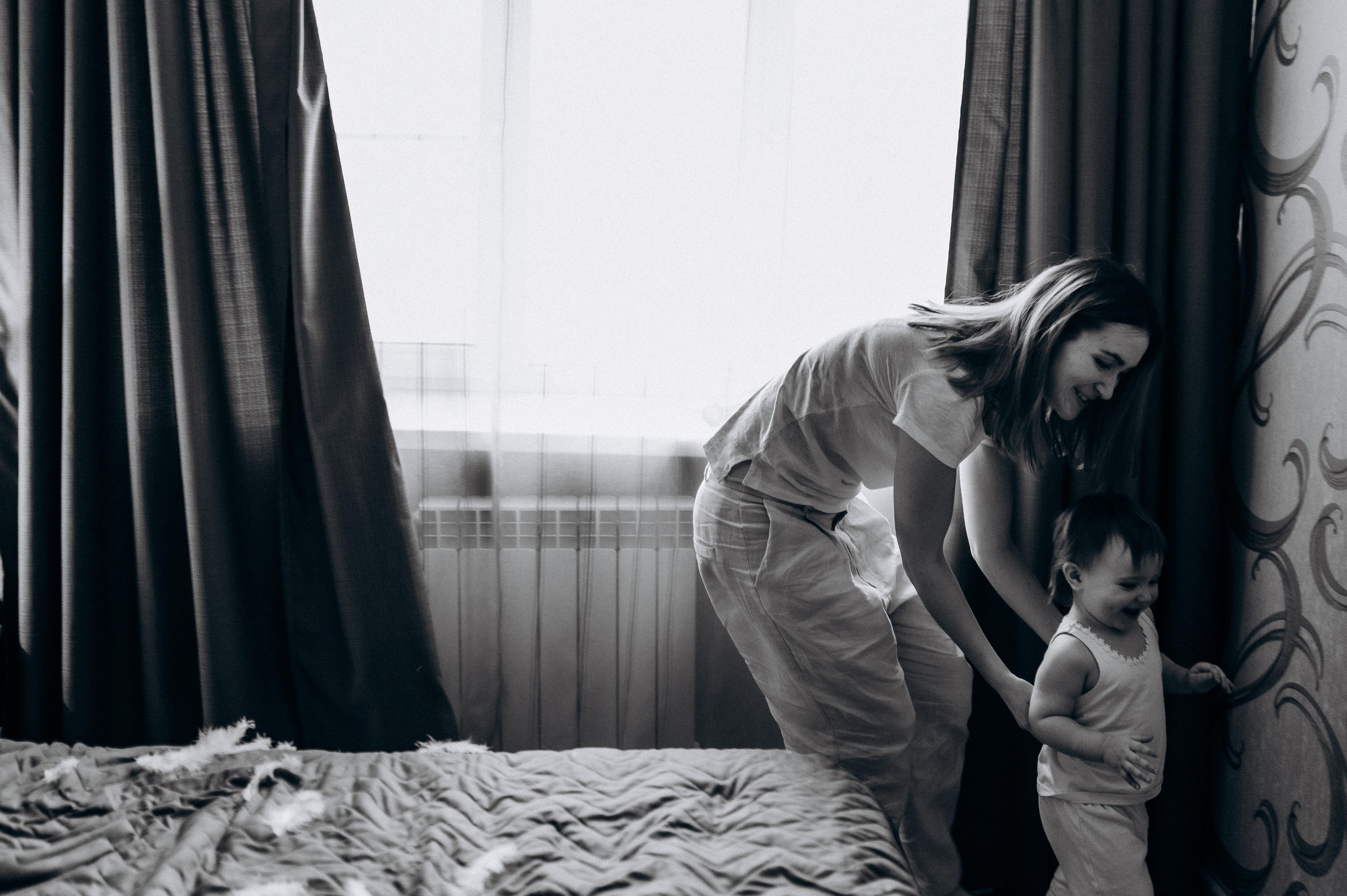 Домашняя фотосессия мама+дочь. Фотограф ПИТЕР СПБ Надежда Баранова