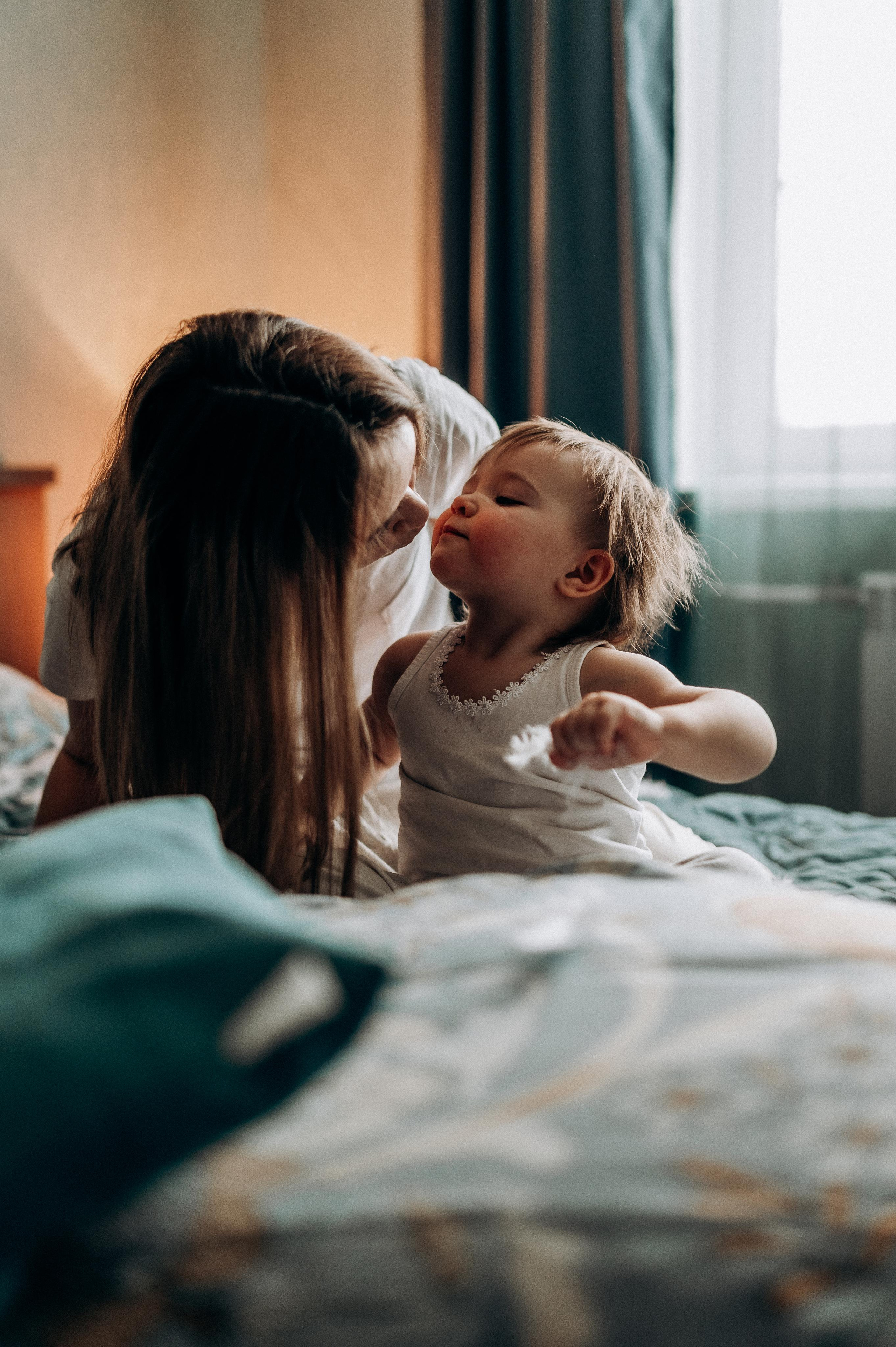 Домашняя фотосессия мама+дочь. Фотограф ПИТЕР СПБ Надежда Баранова