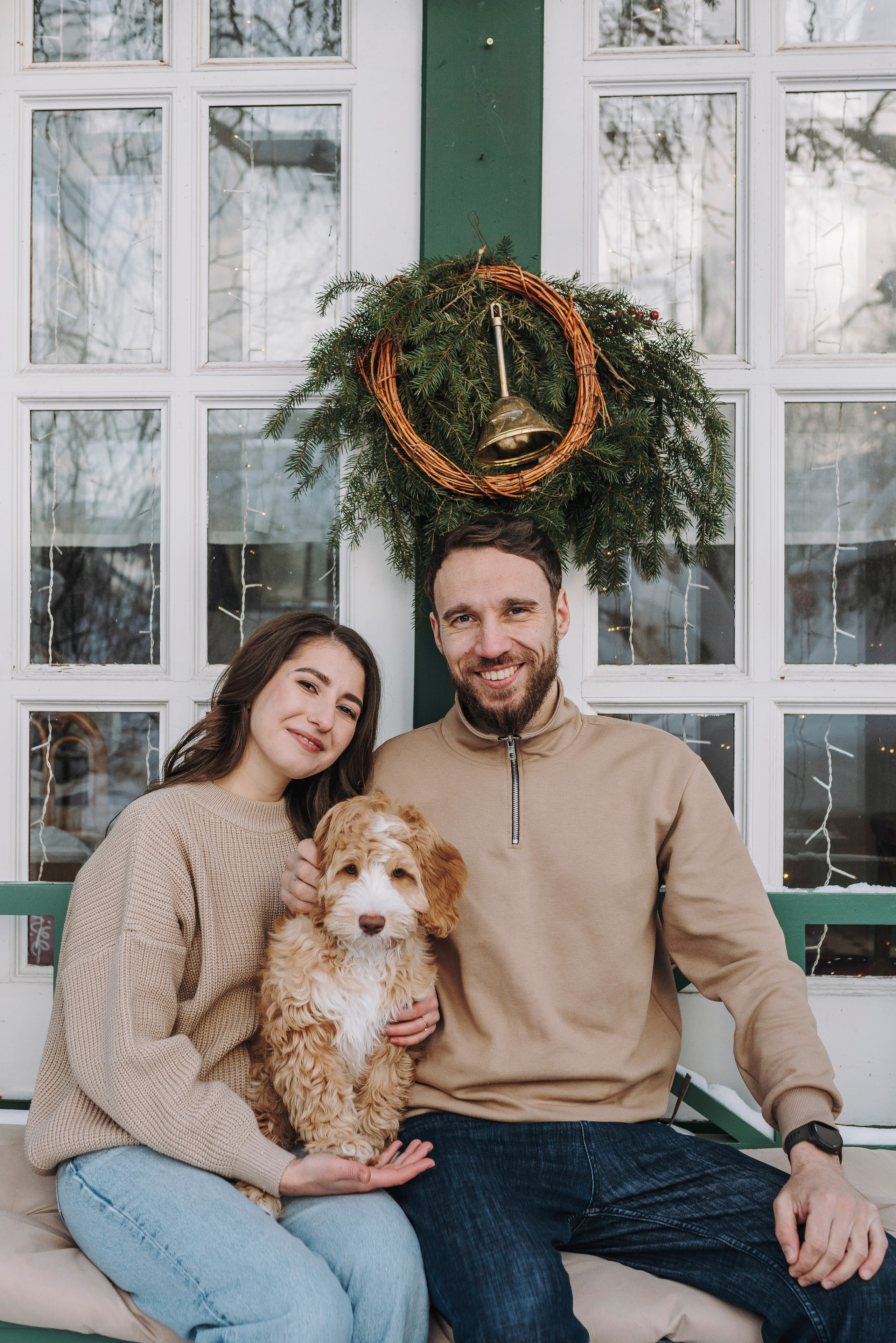 Мёрфи, Таня и Антон. Фотограф анималист в Спб недорого Олеся Майорова