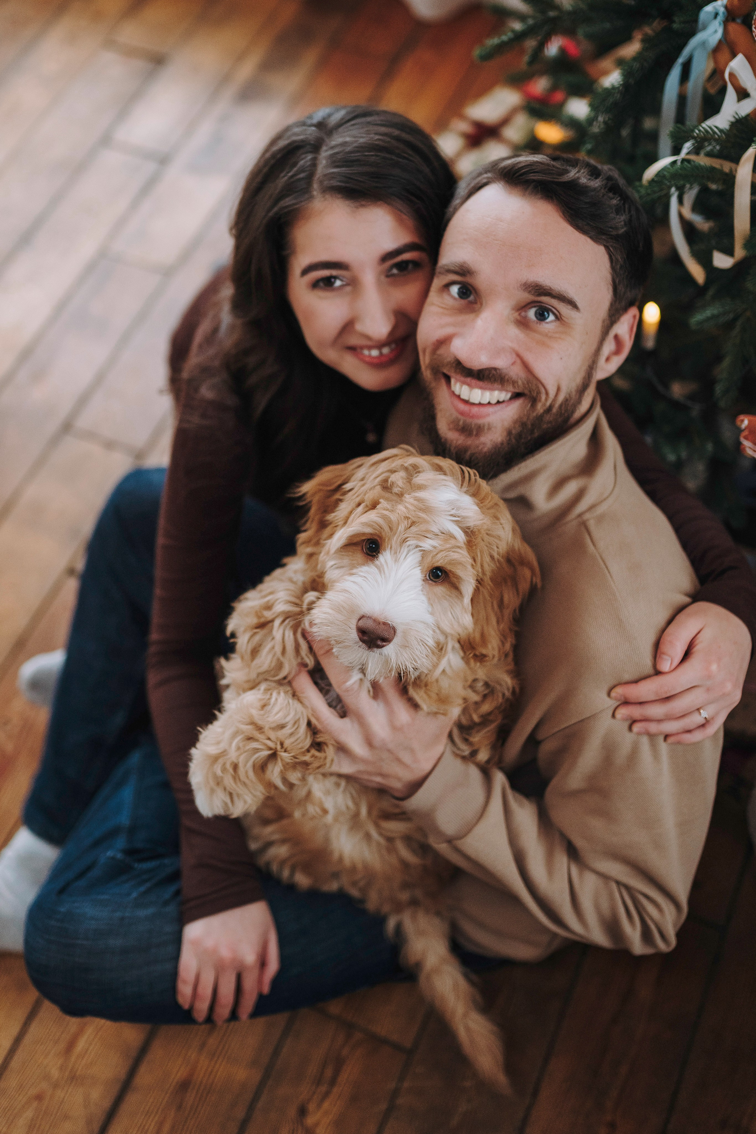 Мёрфи, Таня и Антон. Фотограф анималист в Спб недорого Олеся Майорова