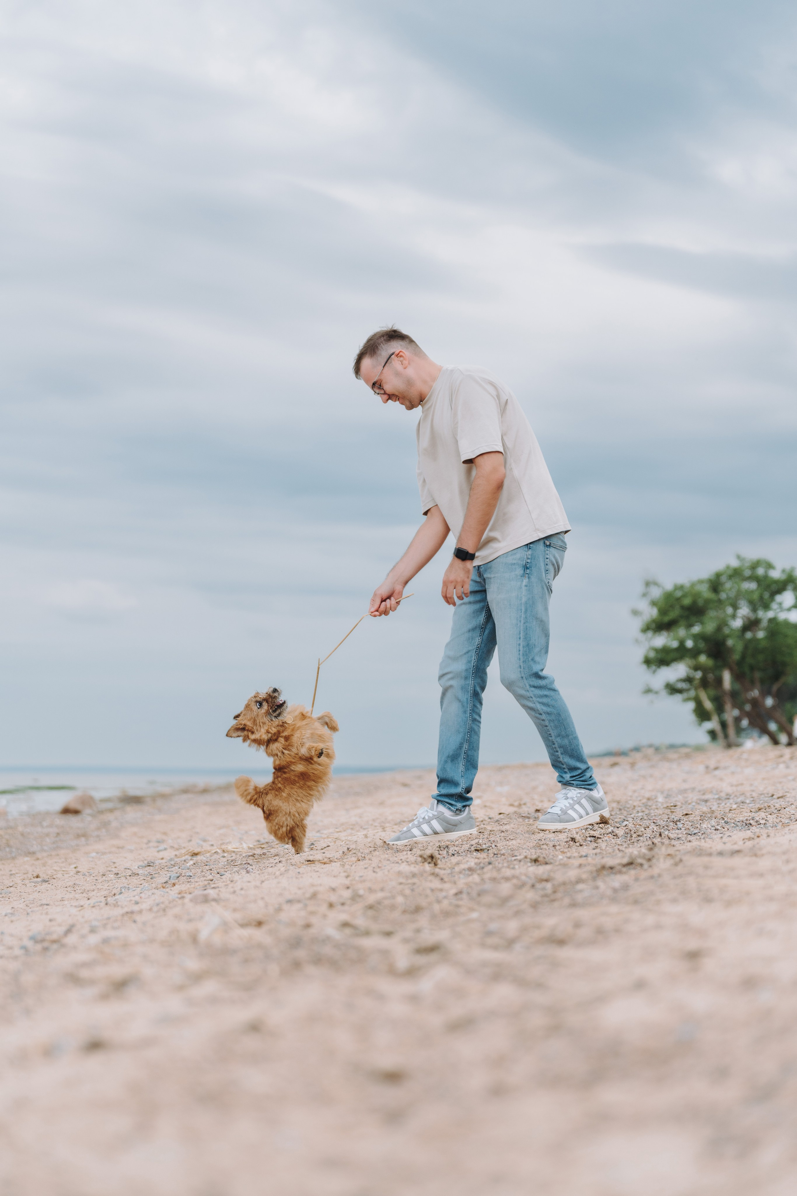 Семейная фотосессия с собакой Спб. Фотограф анималист в Спб недорого Олеся Майорова