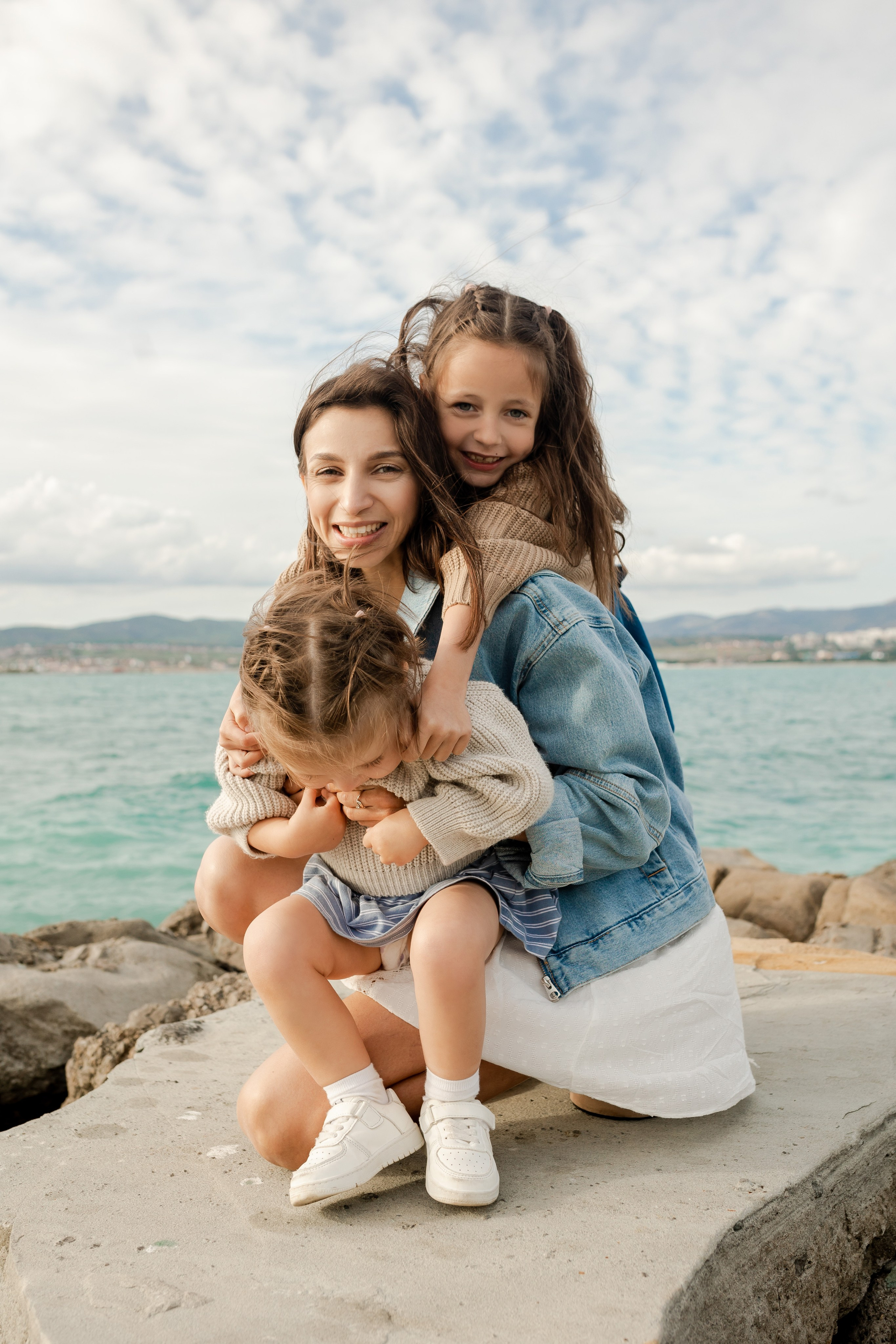 Алена, Сергей, Нина и Маша. Фотограф в Геленджике, Архипо-Осиповке, Абрау-Дюрсо, Кринице Виктория