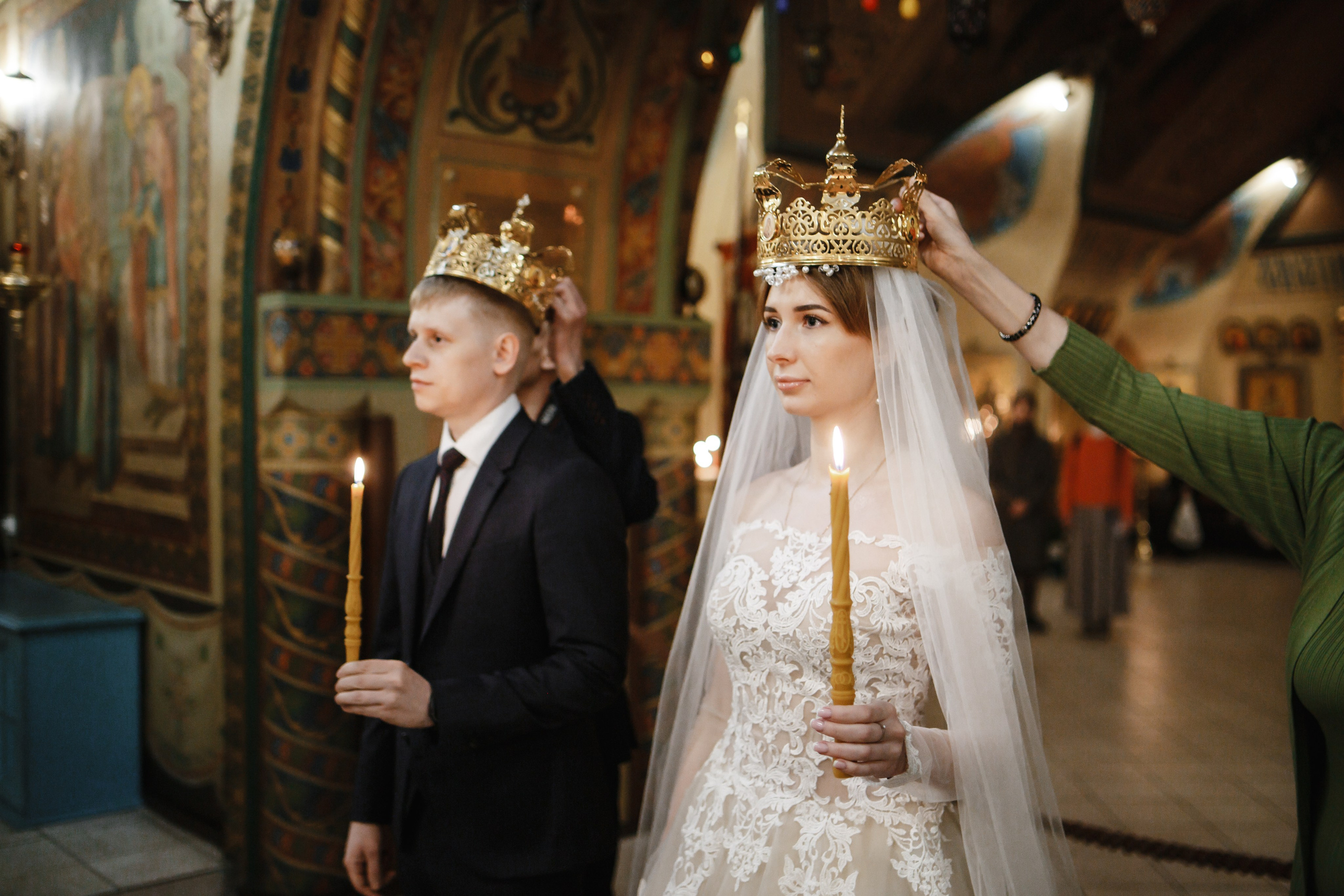 Венчание в храме Григория Неокесарийского в Дербицах. Фотограф на Крещение Москва