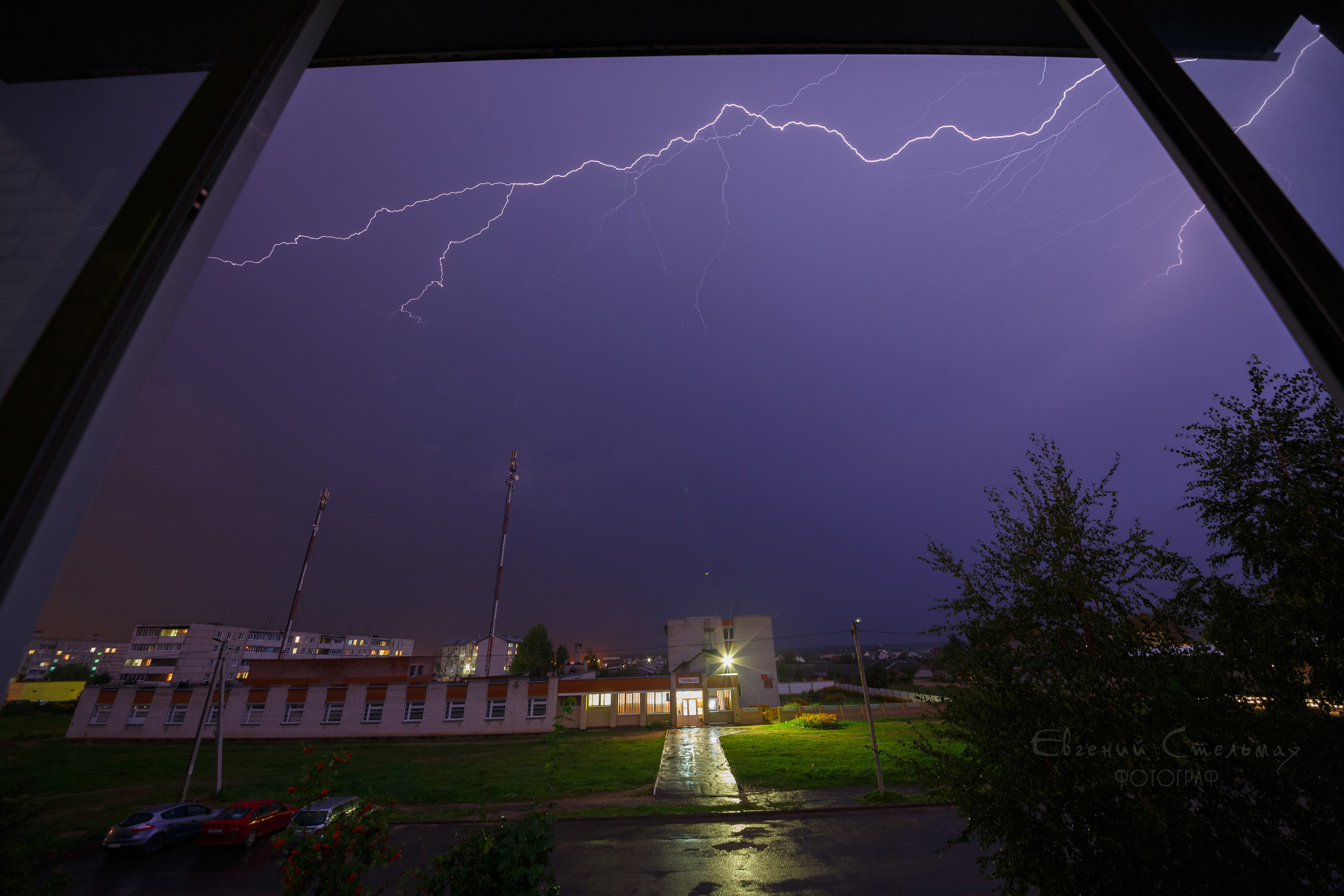 гроза за окном