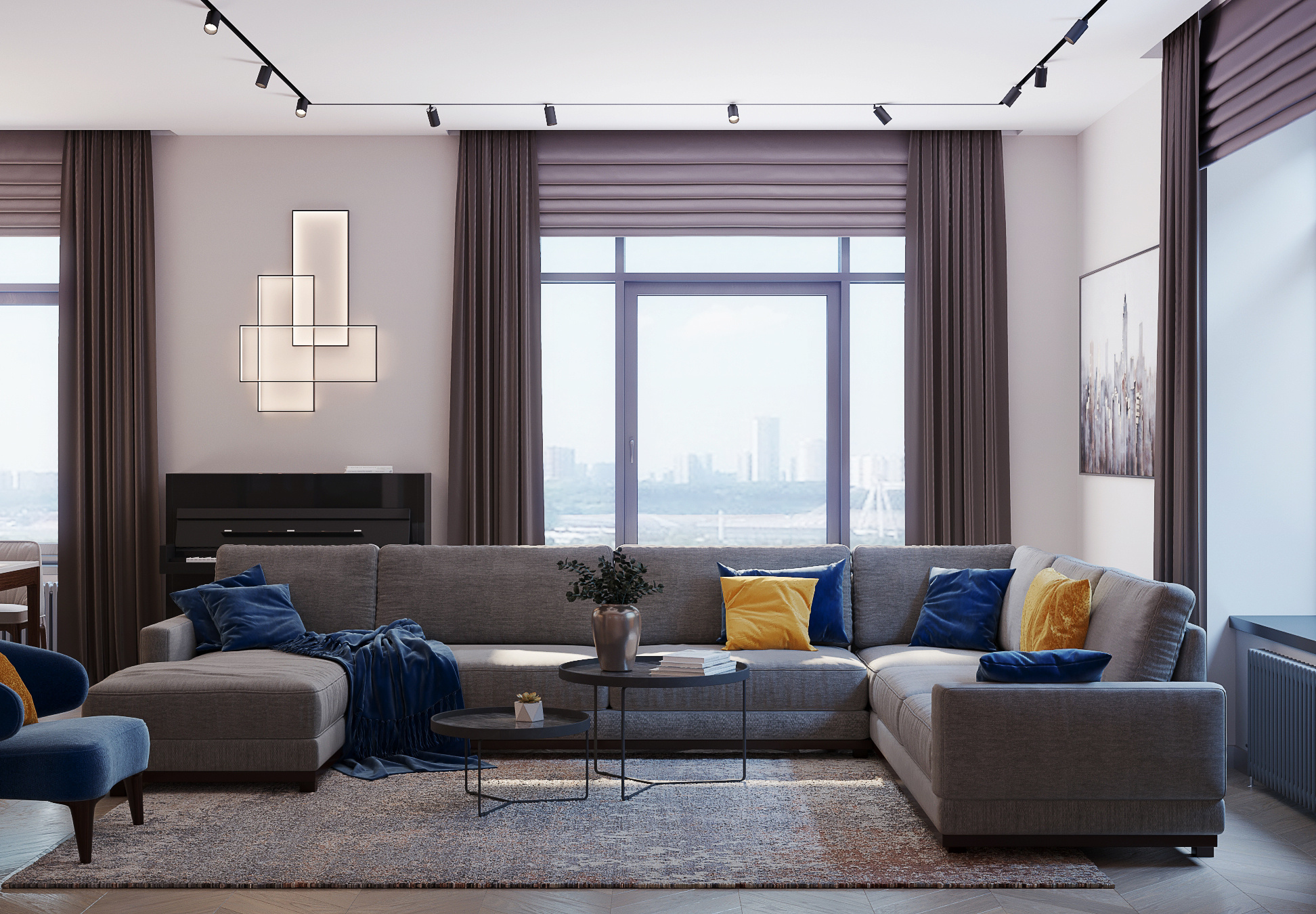 Современная гостиная