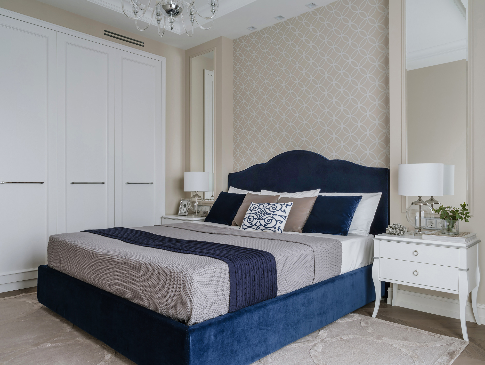 Спальня в стиле неоклассика