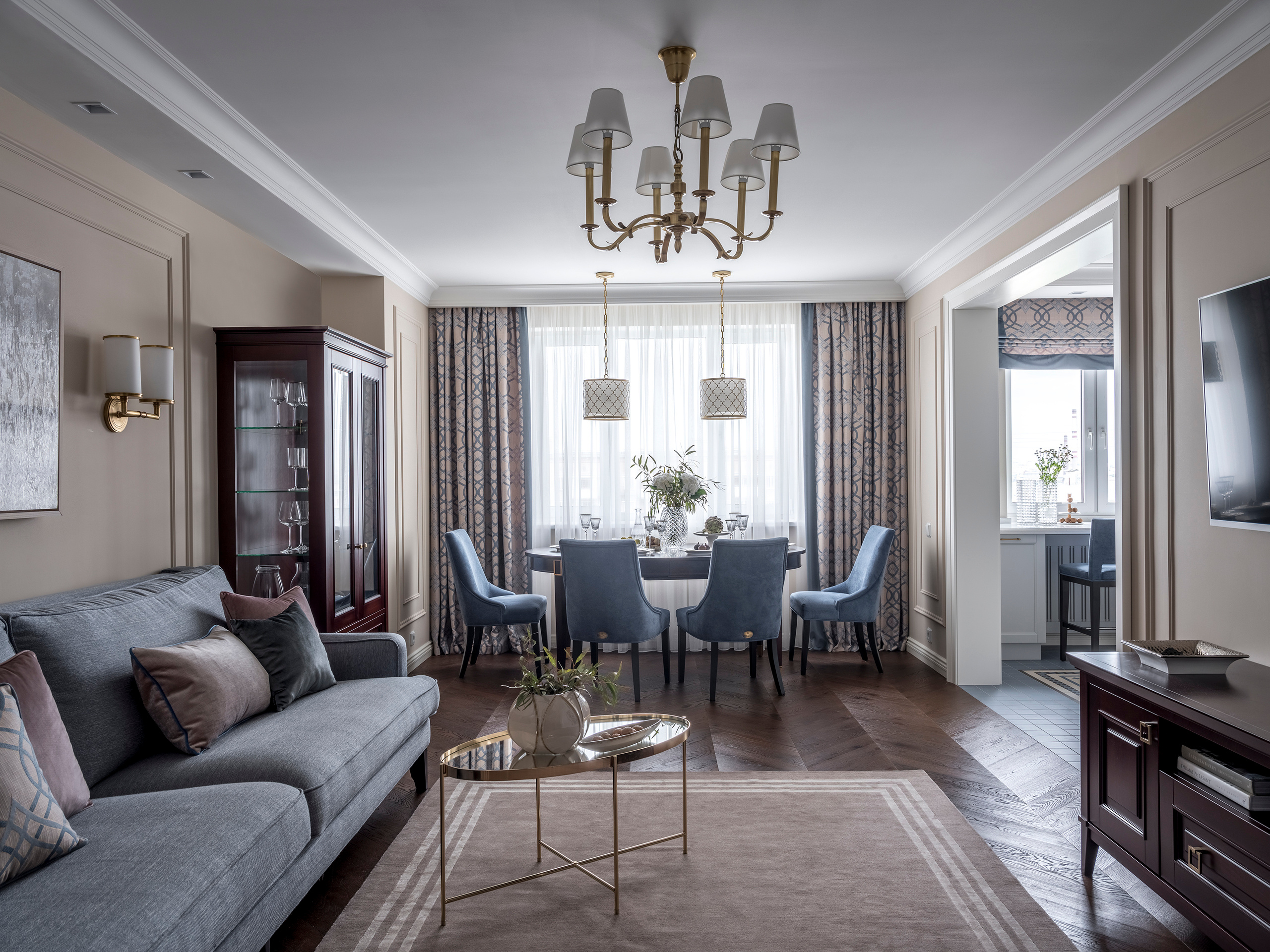 Дизайн квартиры в ЖК Скай форт