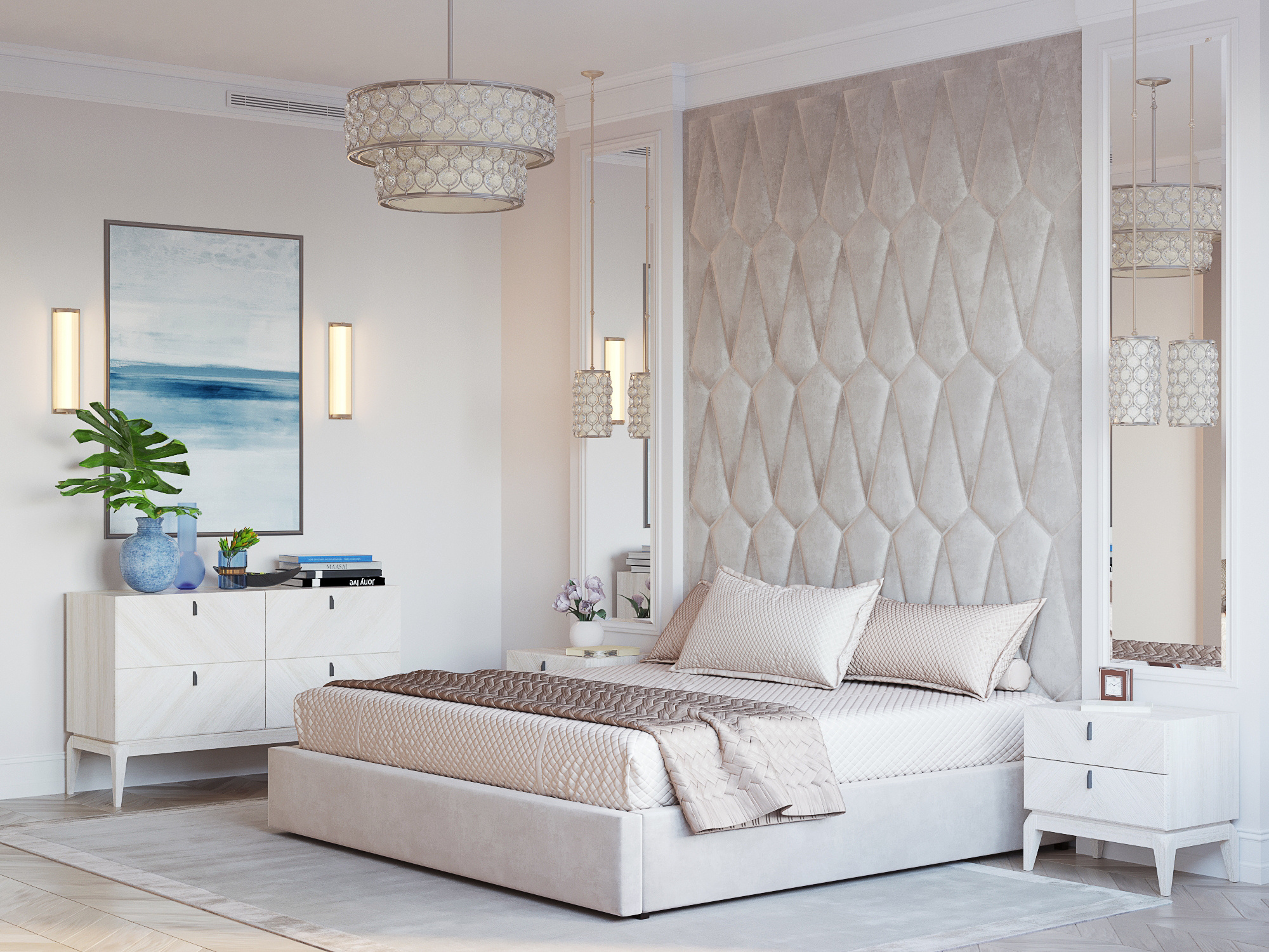 Спальня в стиле artdeco