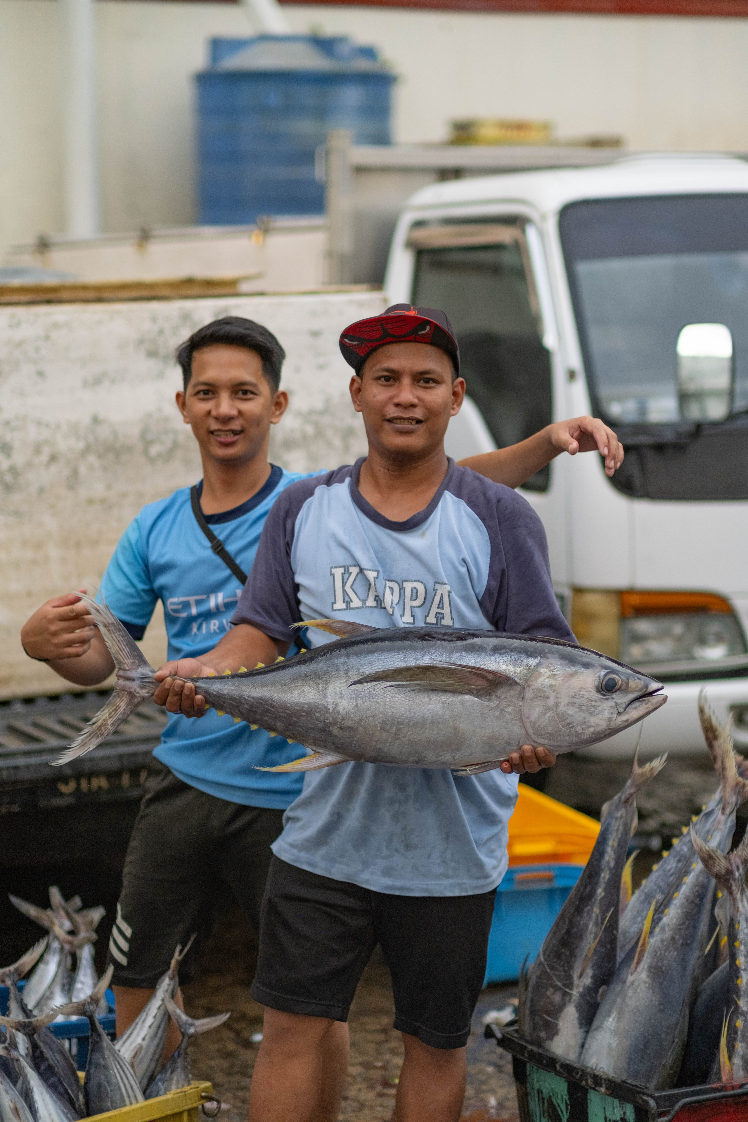 О. Борнео, г. Сандакан. Порт и рынок. Фотографии из путешествий