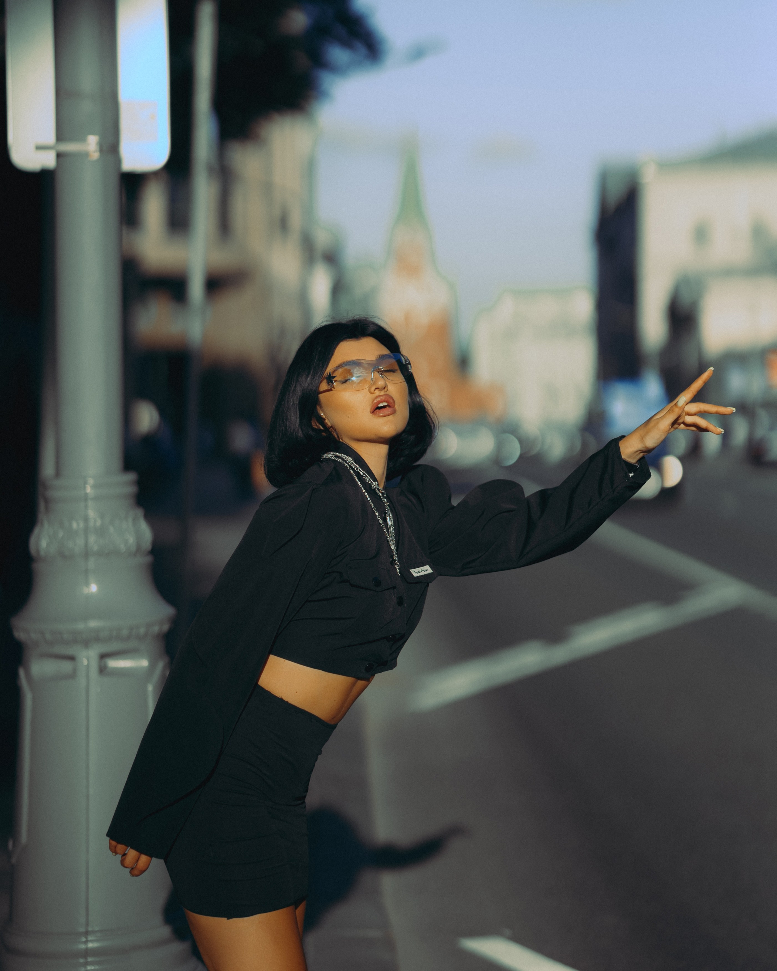 Ксения. Уличная съёмка. Фотограф Екатерина Золотовская. Портретные, семейные и креативные фотосессии в Москве