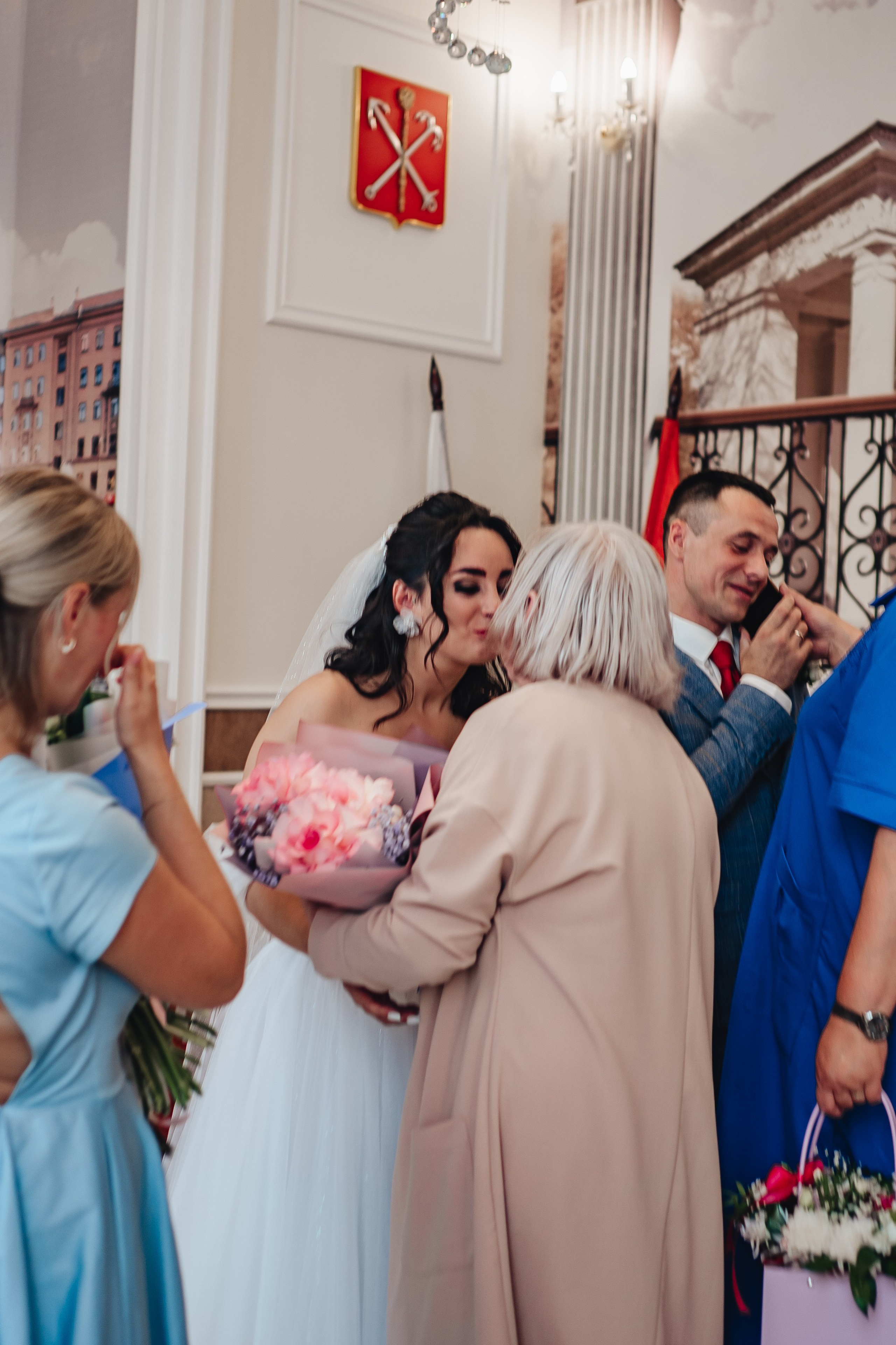 СВАДЕБНАЯ СЬЕМКА В ЗАГСЕ НА МОСКОВСКОМ ПРОСПЕКТЕ. Профессиональный фотограф, Санкт-Петербург — Виктория Богомолова