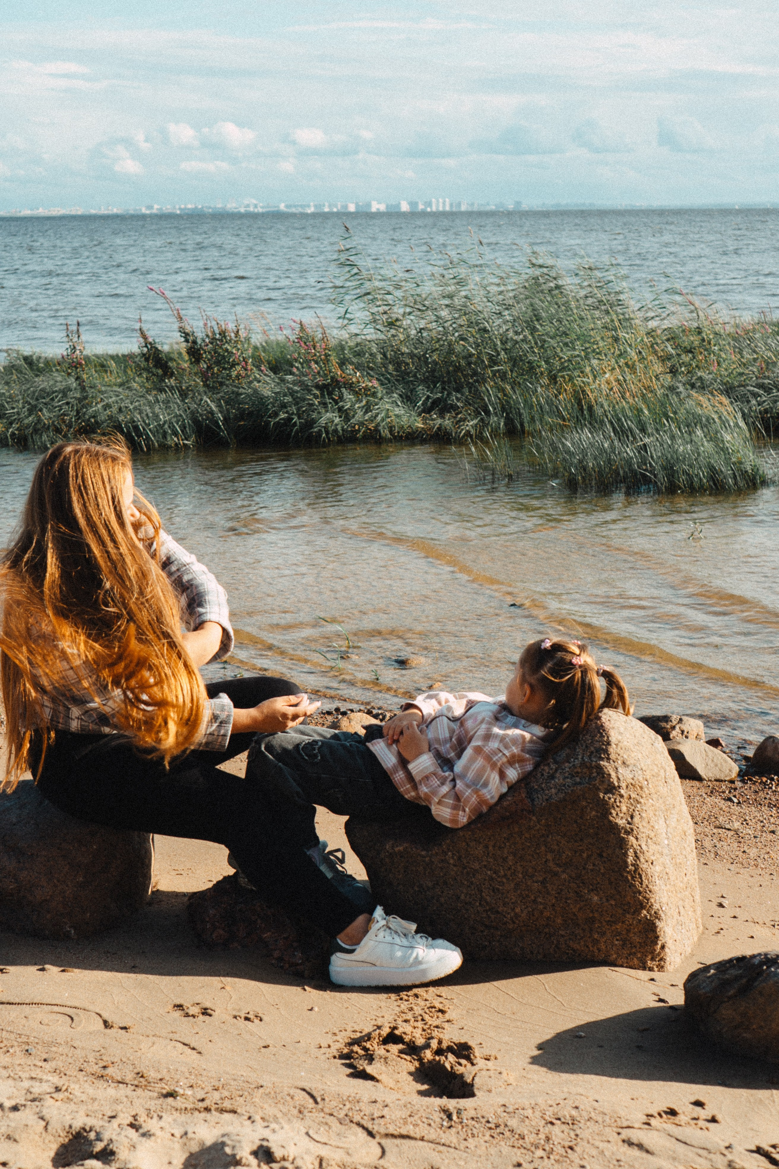 МАМА И ДОЧКА НА ФИНСКОМ ЗАЛИВЕ. Профессиональный фотограф, Санкт-Петербург — Виктория Богомолова