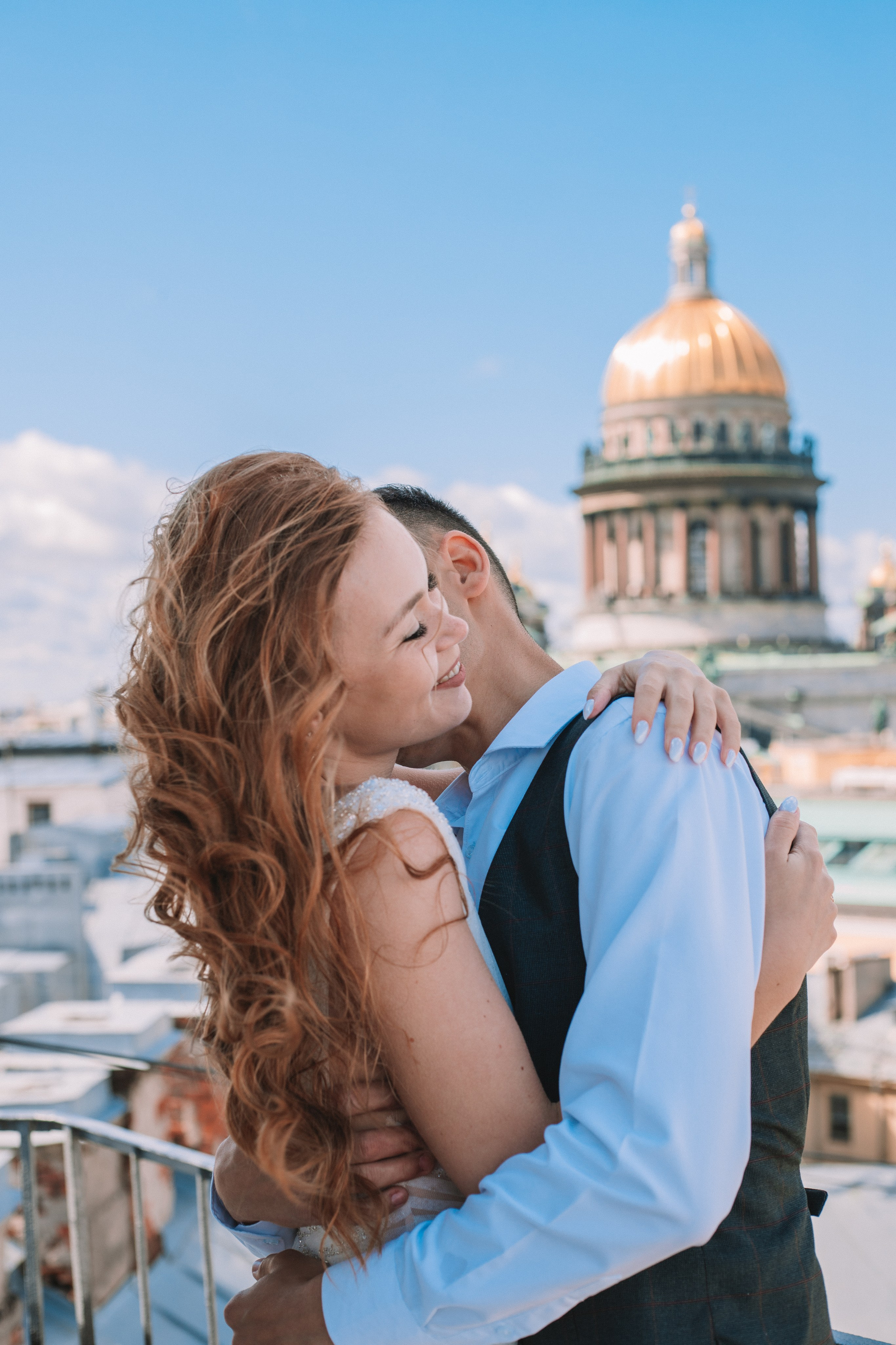 Свадебная фотосессия на крыше — фотограф СПб. Фотограф Олеся Беляева | Санкт-Петербург и Ленобласть