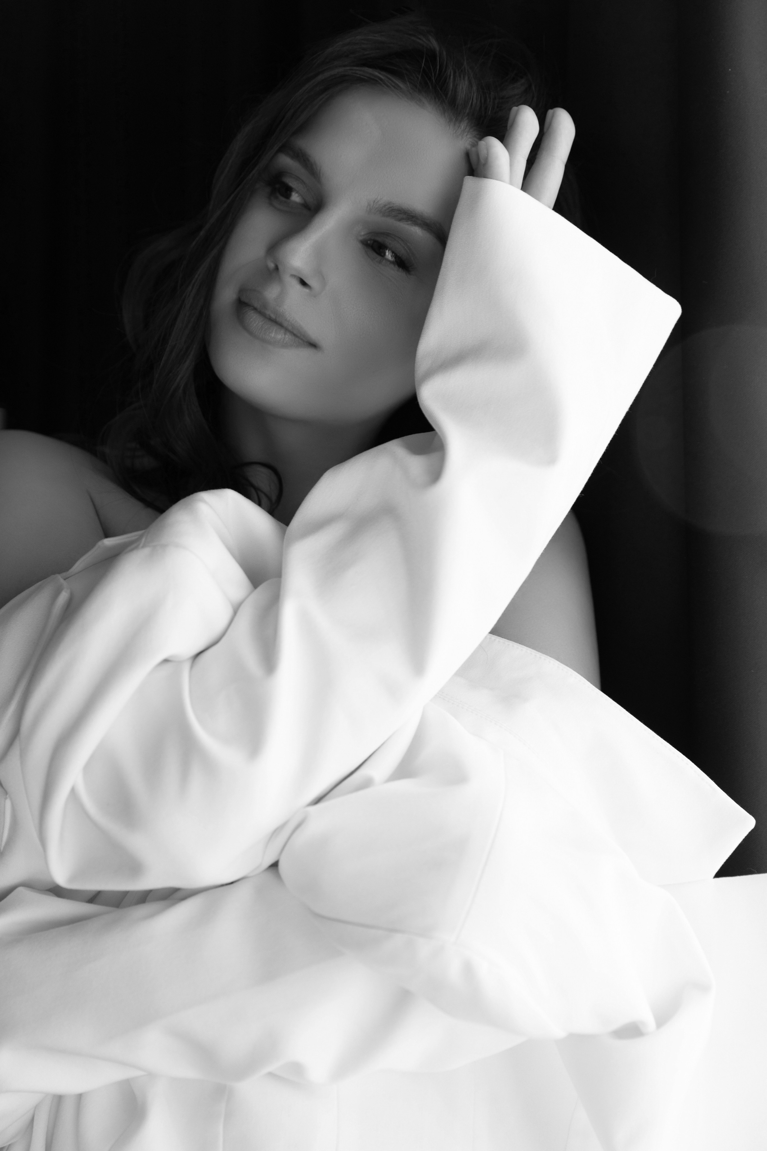 Беременность. Фотограф Мария Щеголькова. Чувственный женский портрет