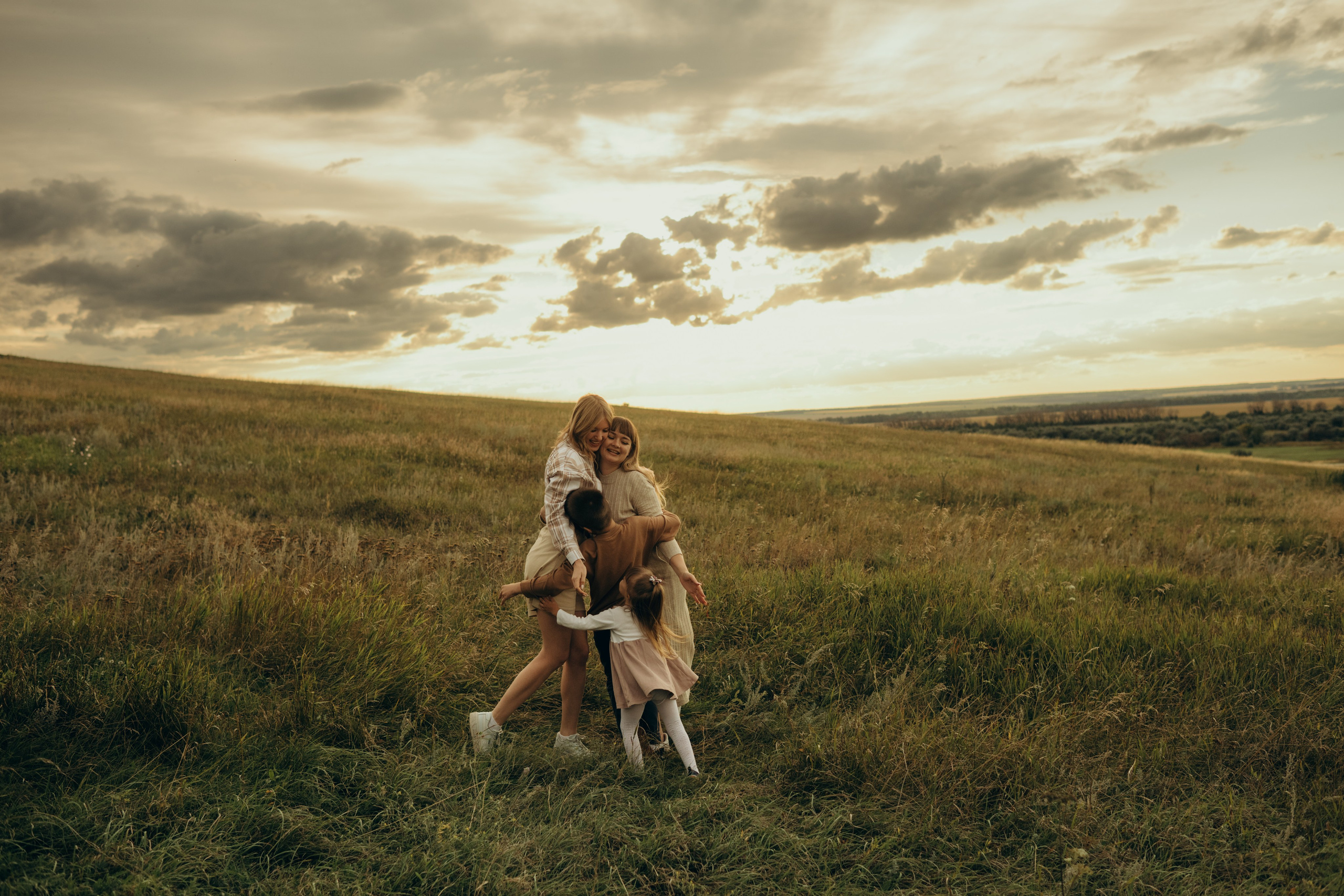Даша Даня Ксюша Илья Саша и Ева. Свадебный и семейный фотограф в Самаре Головань Наталья
