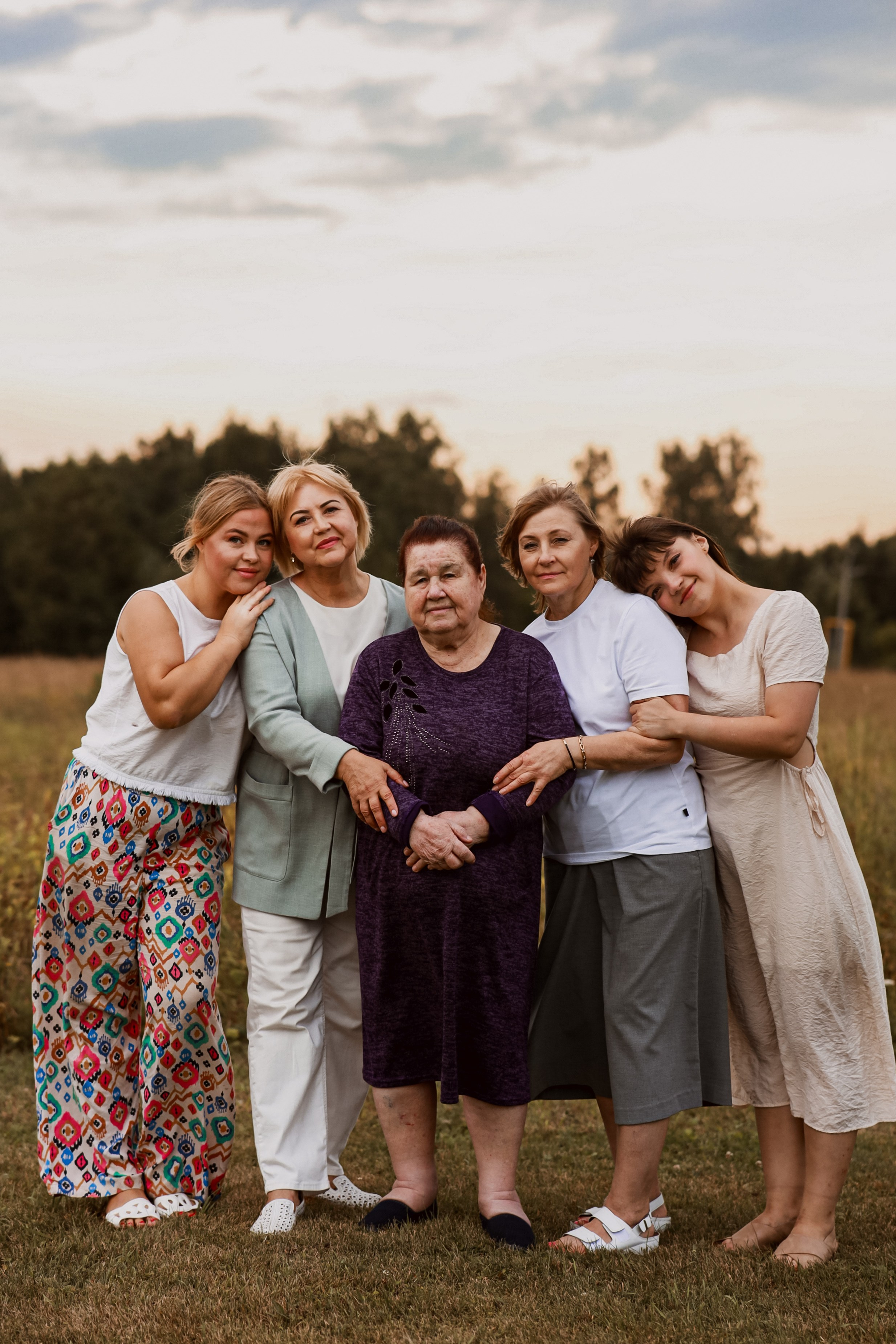 Семейная сьемка — 4 поколения