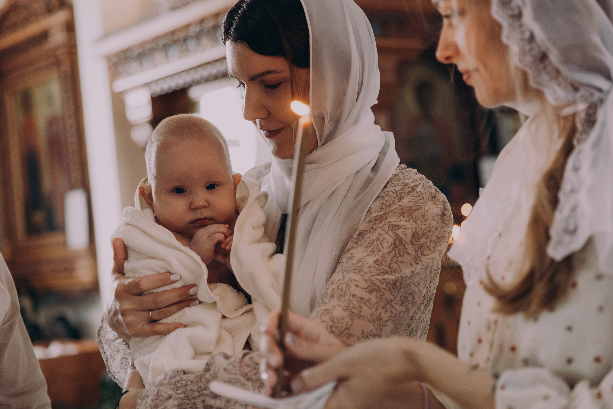 Таинство Крещения. Северная церковь. Фотограф Новый Уренгой I Ньюборн I Фотограф материнства I ЯНАО