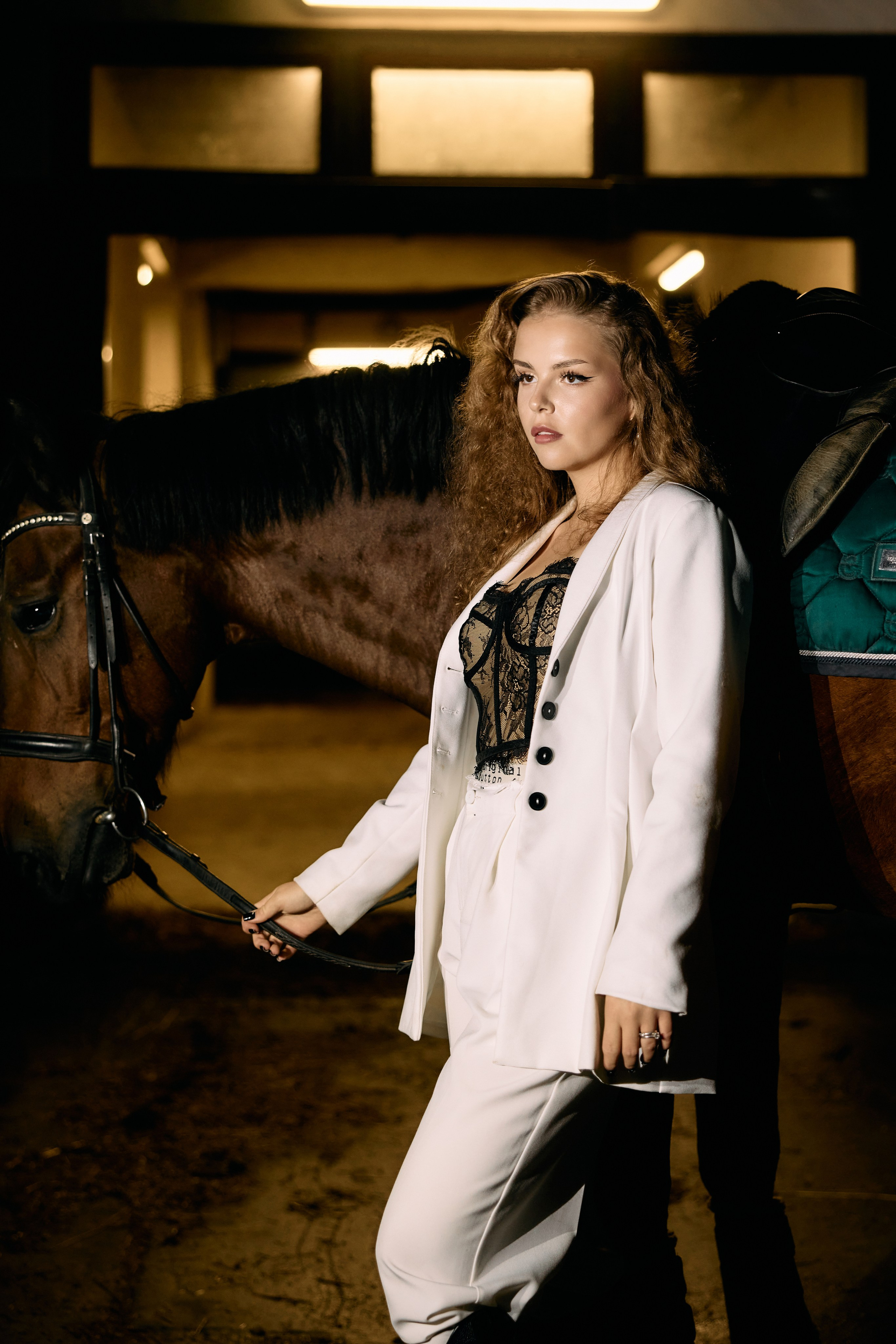 Съемка на конюшне. Сергей Ирклиенко