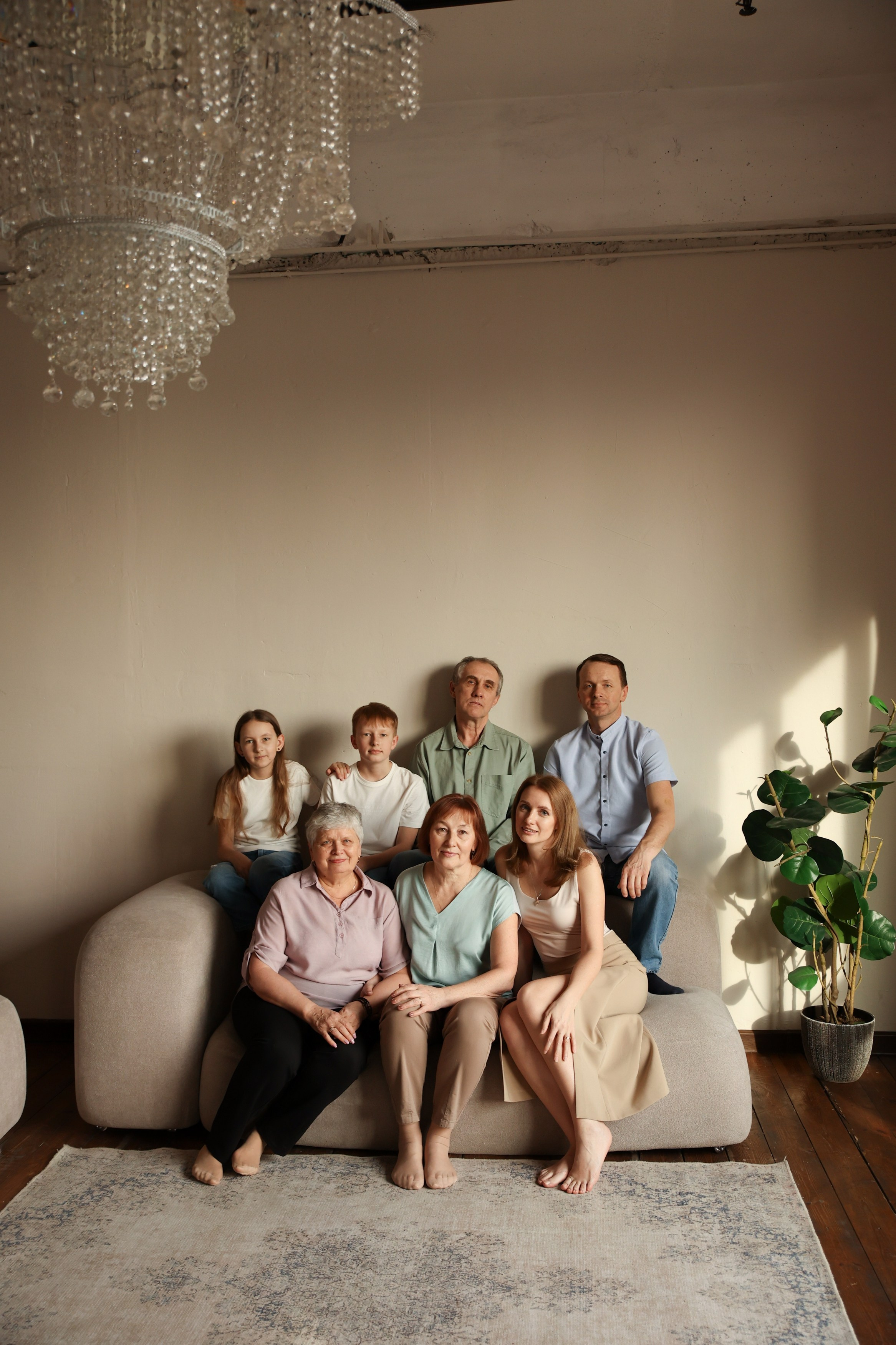 Вместе с бабушками и дедушкой. Фотограф Владимир Москва