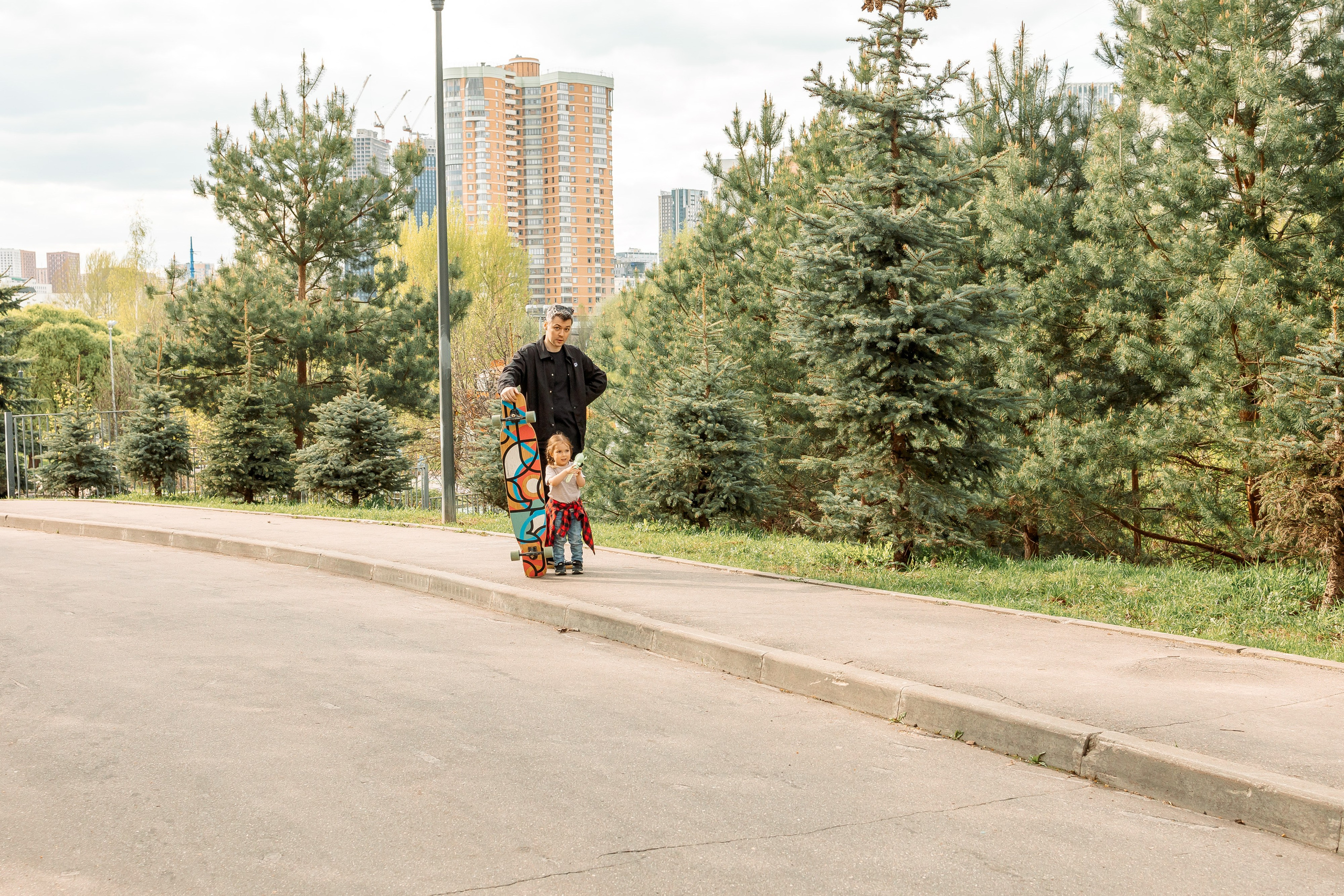 Прогулка в парке Москвы