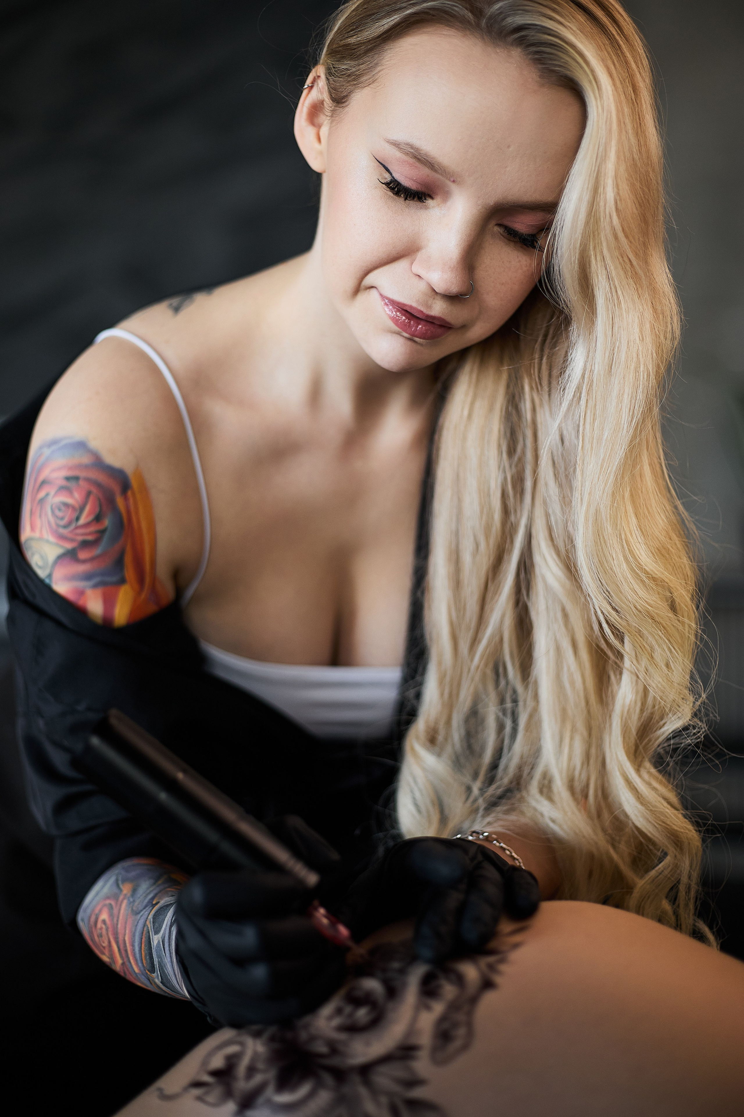 Тату мастер. Репортажный Фотограф Москва Дарья Лунева