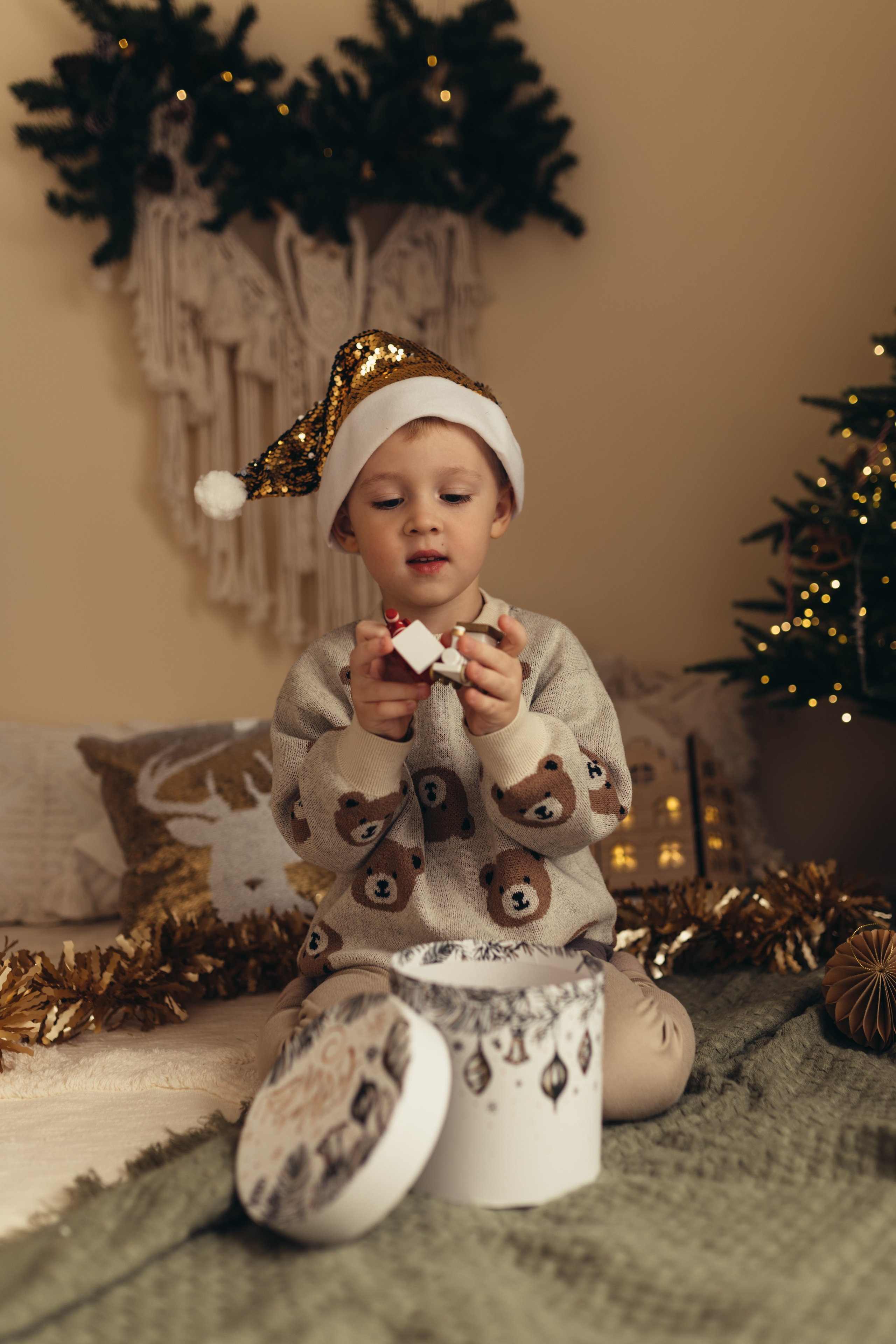 Новогодняя фотосессия. Фотограф новорожденных Серпухов, Протвино, Москва I Марина Бурмистрова