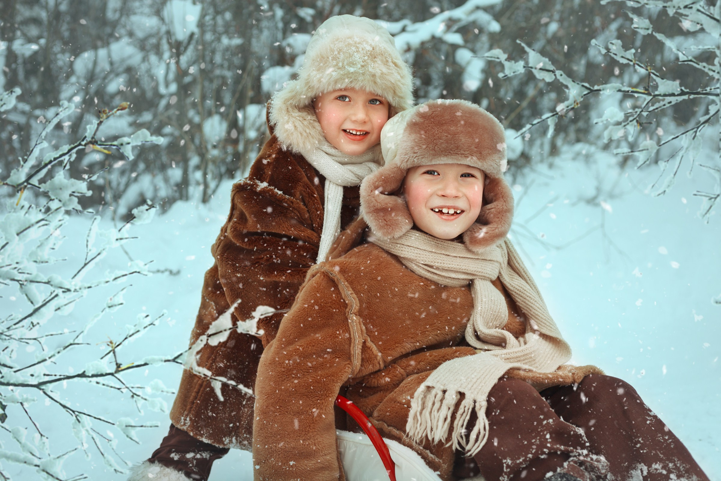 Зимние забавы. Детский и семейный фотограф в Бердске и Новосибирске Дарья Гребнева