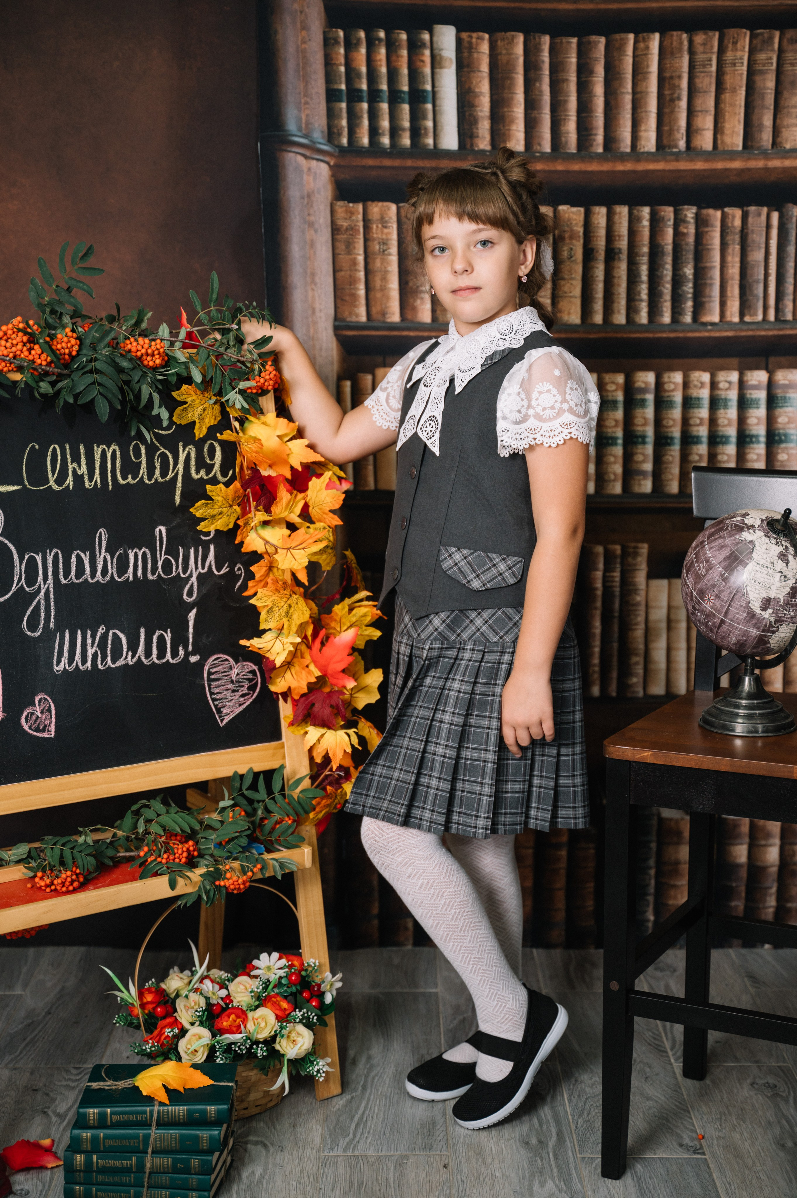 Школьные портреты. Школьный и детский фотограф в Новосибирской области