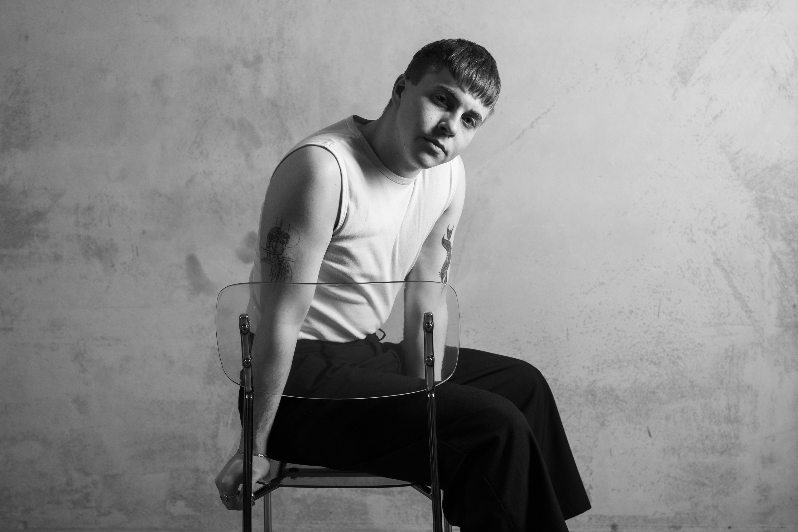 Мужской черно-белый портрет. Фотограф и видеограф в Москве Анна Матюхина