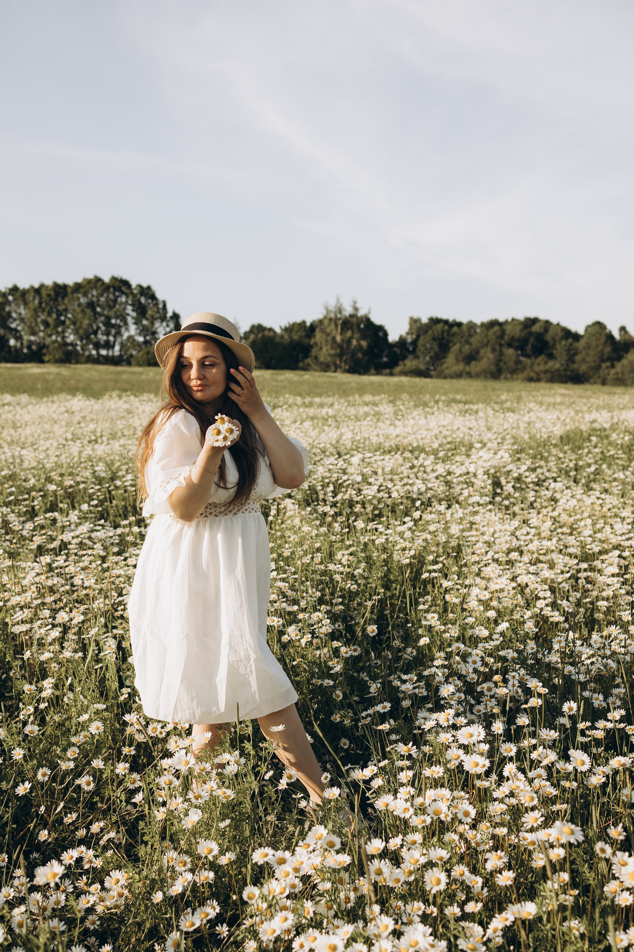Маша и ромашки. Семейный фотограф в Москве Виктория Ястребинская