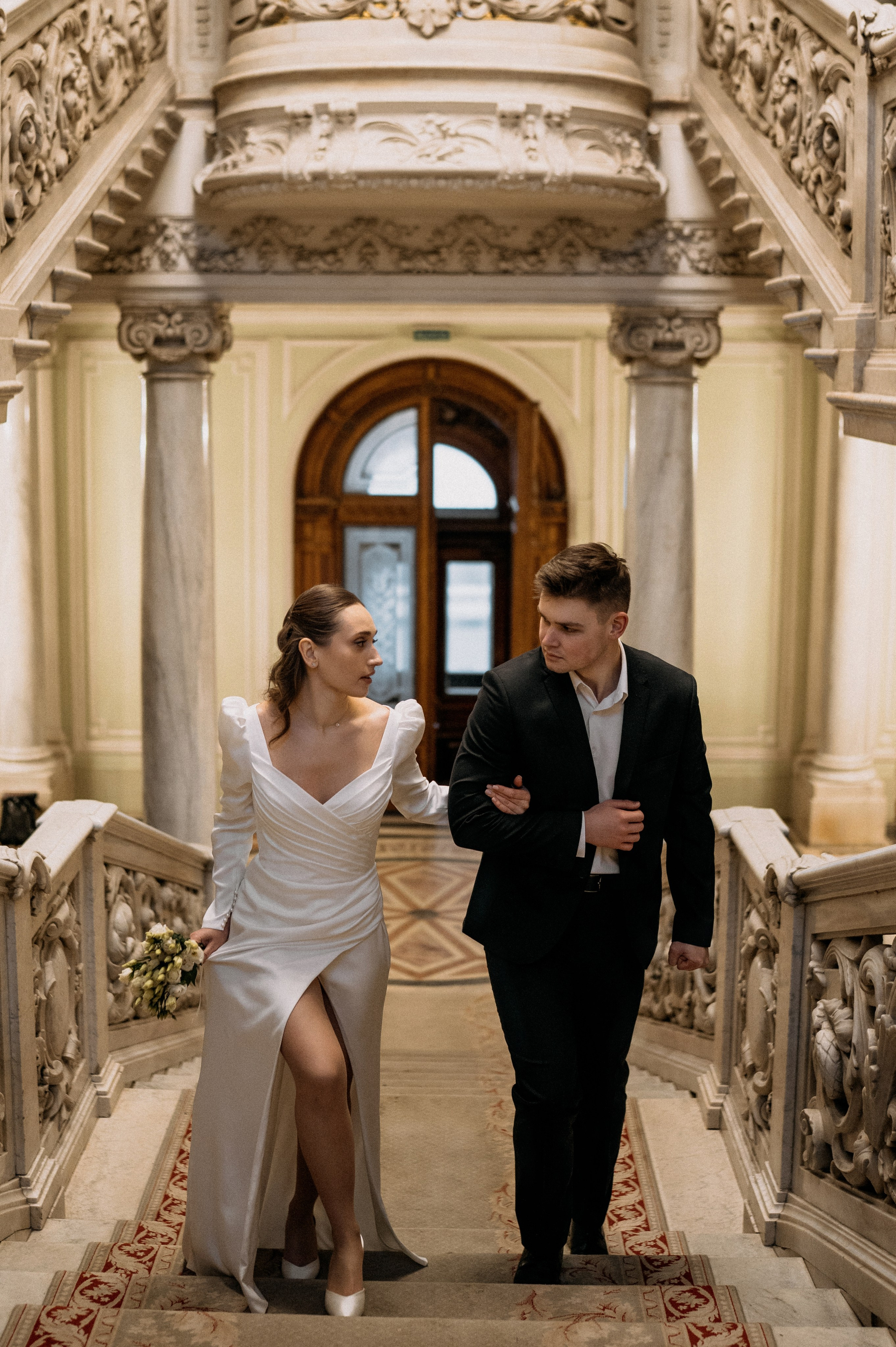 Свадебная фотосессия в Санкт-Петербурге. Федосова Елизавета - свадебный фотограф СПб. Фотосессия Дворец Бракосочетания №1