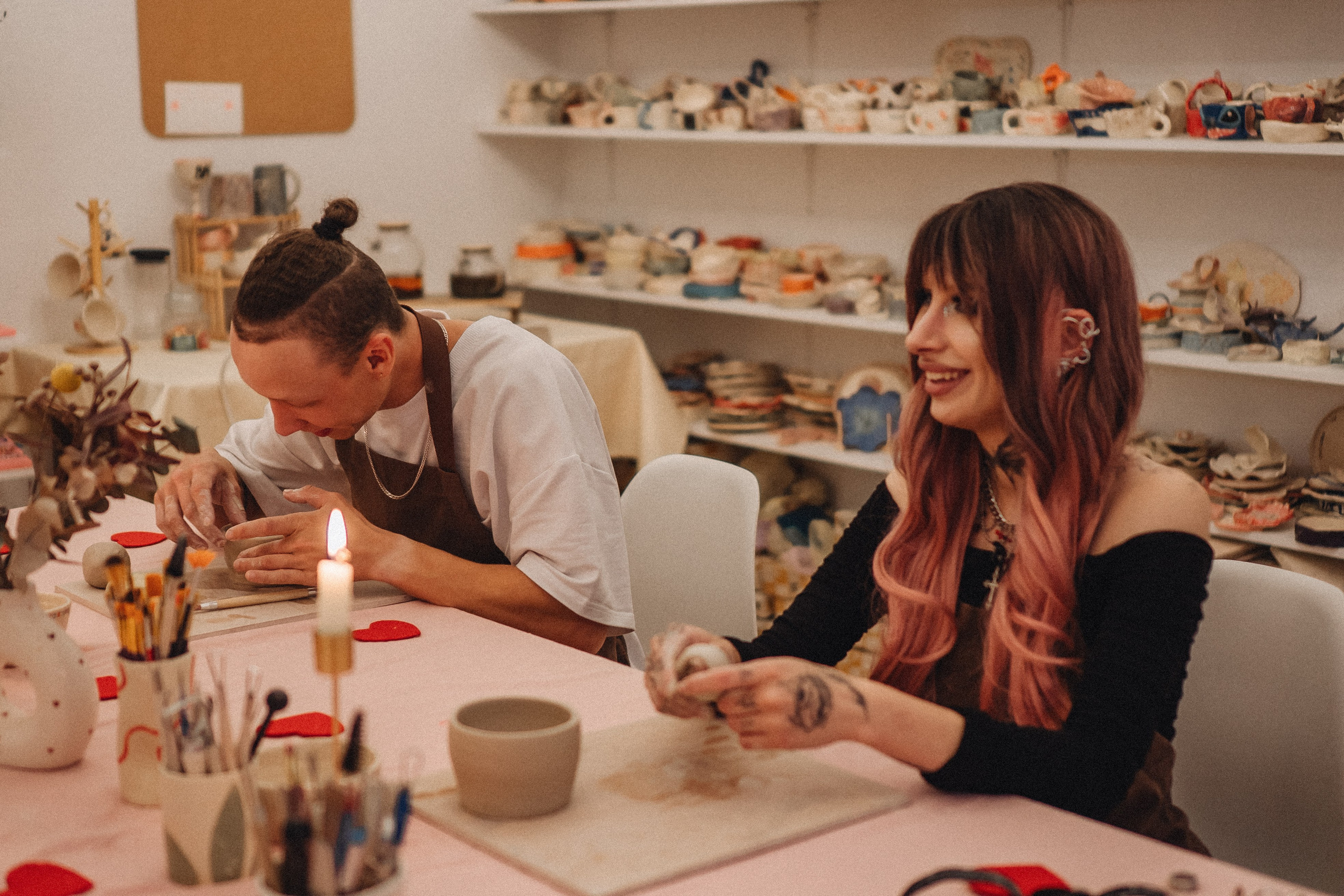 СВИДАНИЕ В ГОНЧАРНОЙ МАСТЕРСКОЙ. Профессиональный фотограф, Санкт-Петербург — Виктория Богомолова