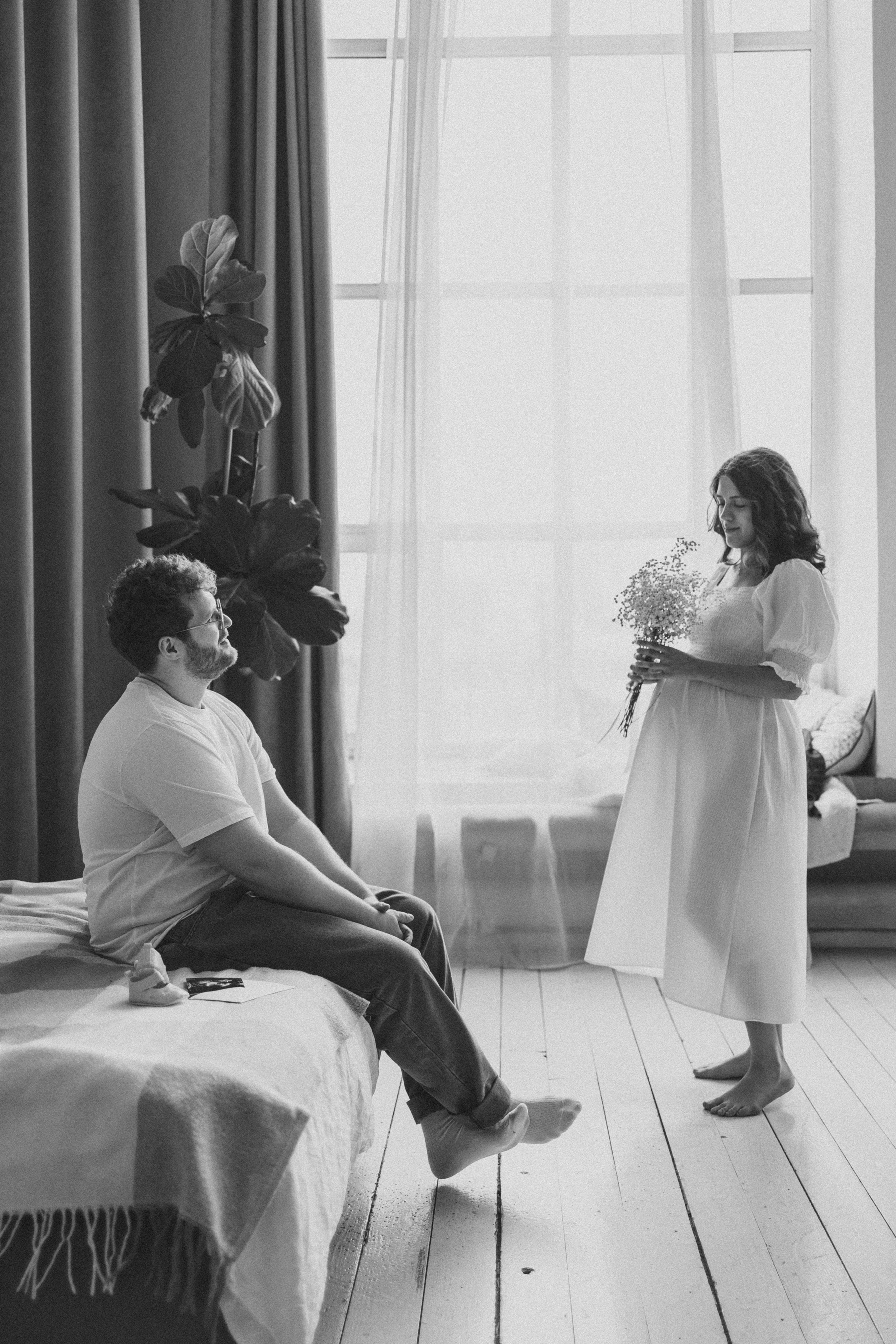 Любовь — это когда ты под сердцем носишь его ребенка. Фотограф Москва Светлана Кирюшина