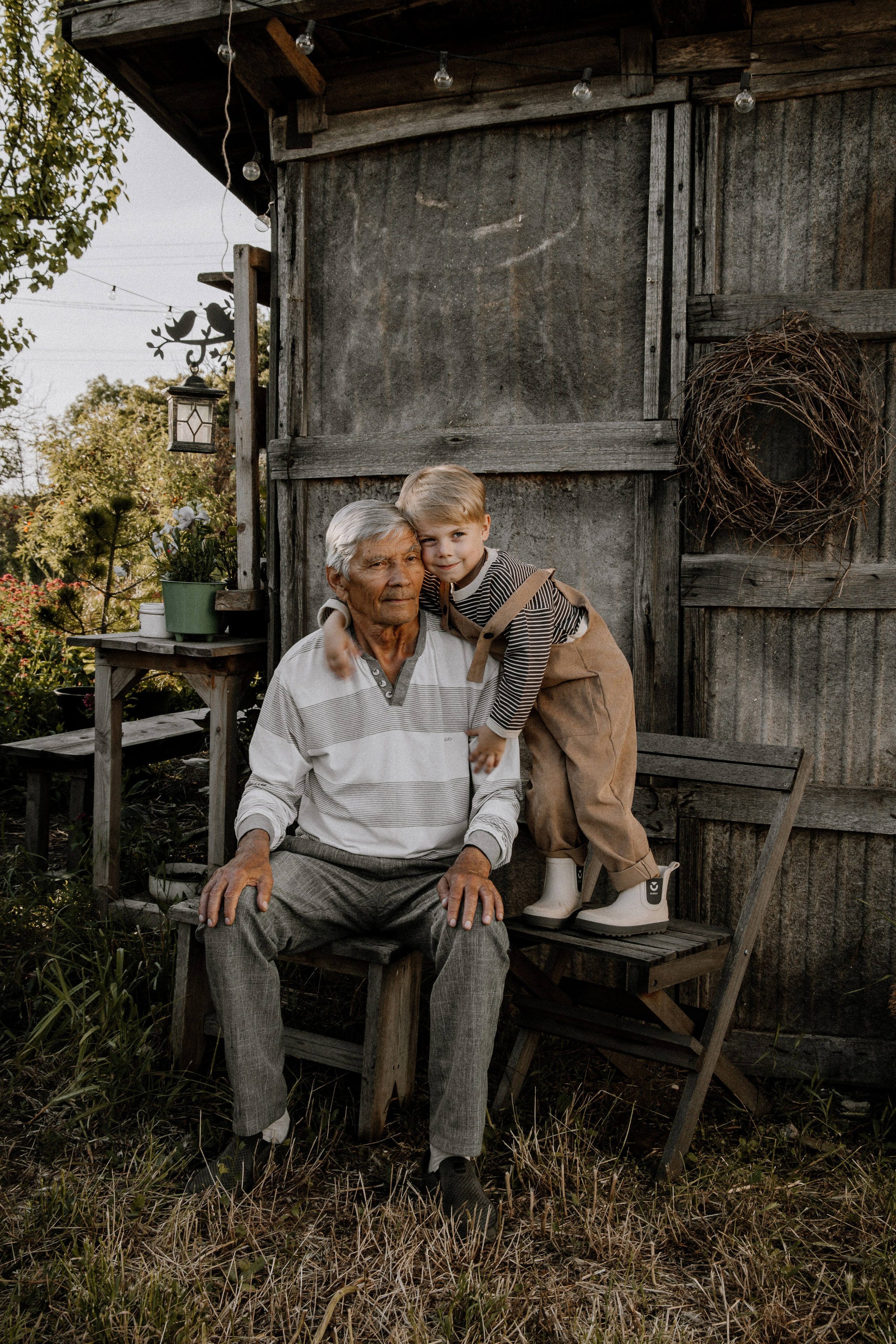 Семейная съемка малышей с прабабушкой и прадедушкой. Семейный фотограф | Керчь | Ивановская Виктория