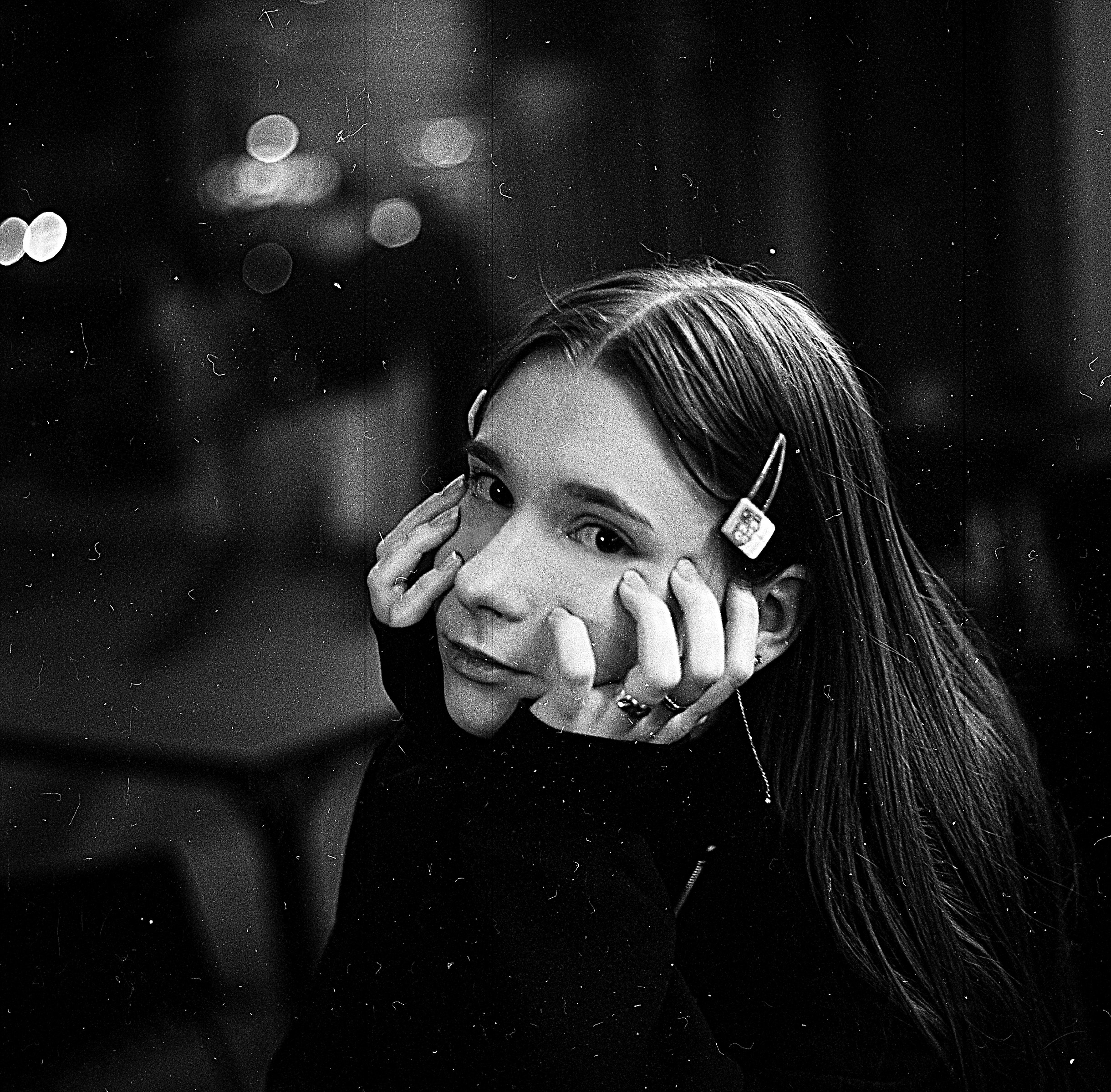 женский портрет на пленку