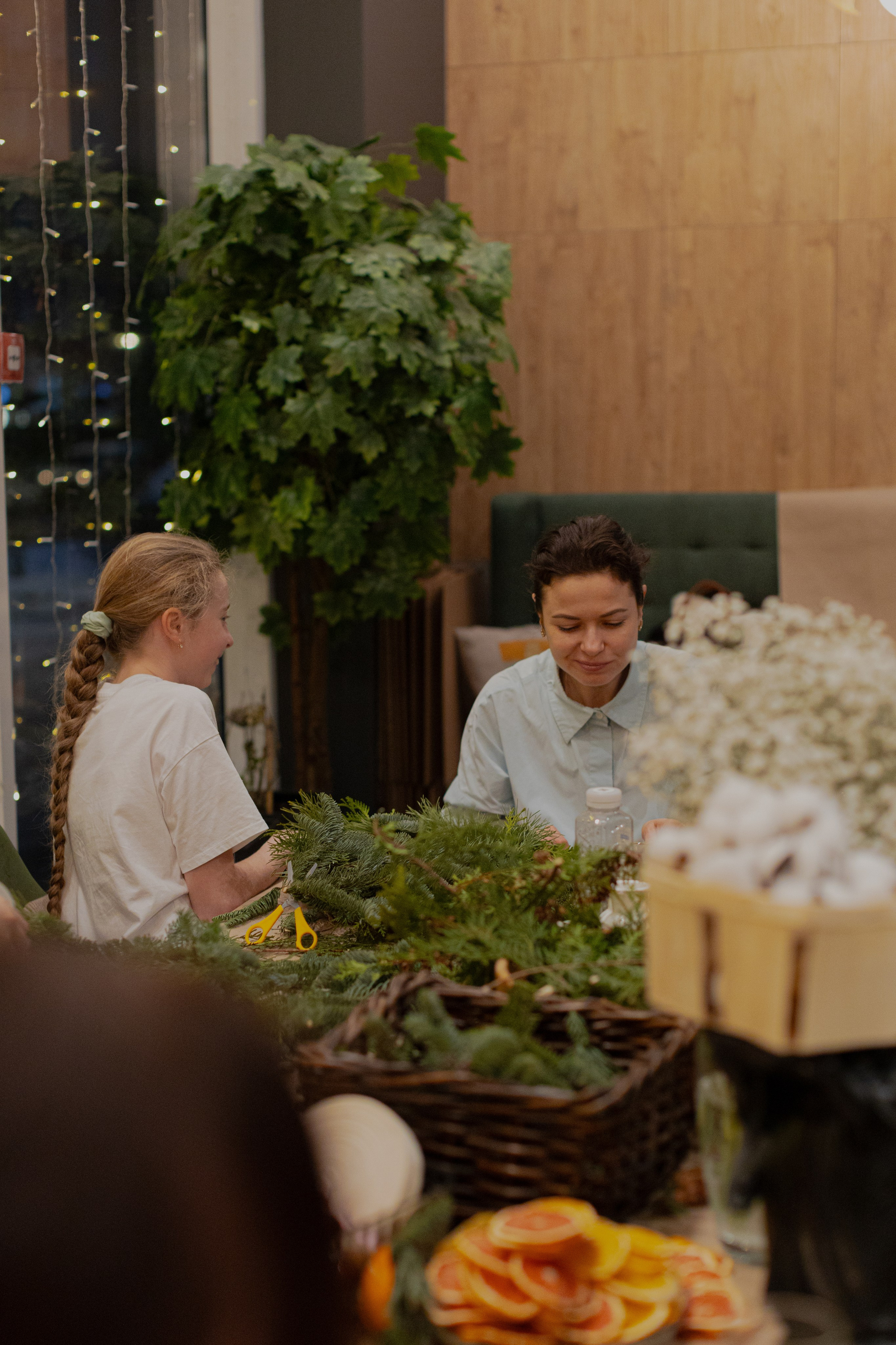 Мк Новогодний Венок. Анастасия Ракчеева Художник