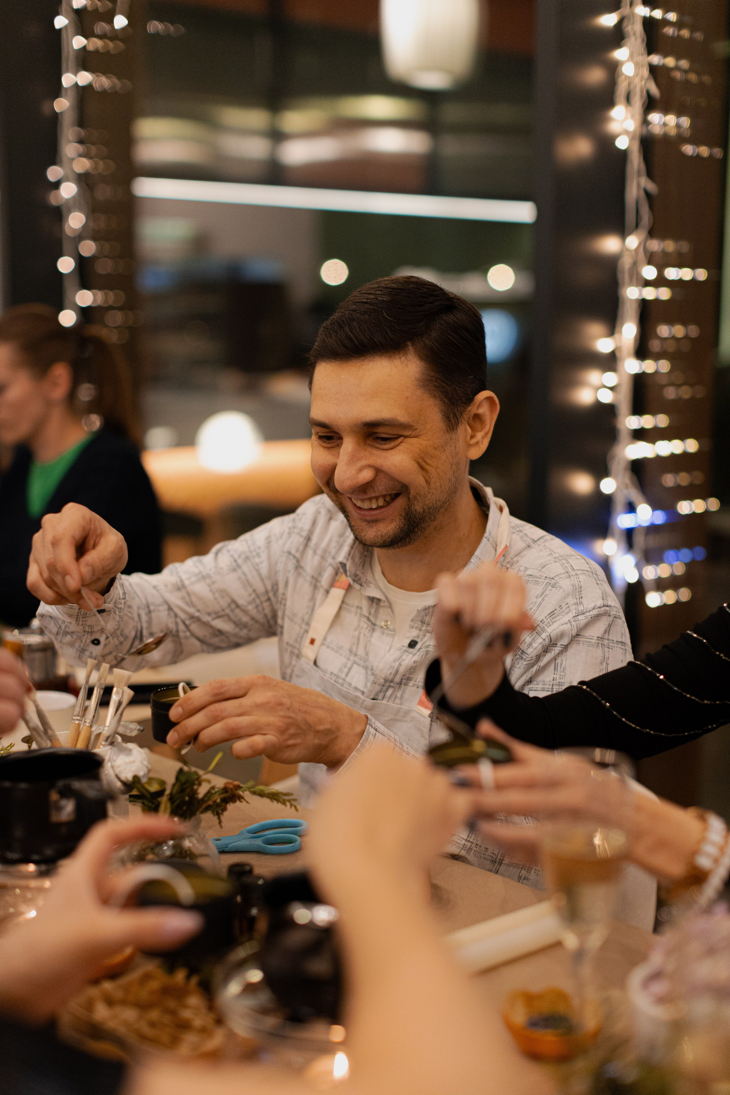 Мк свечи и венок (новогодний корпоратив). Анастасия Ракчеева Художник