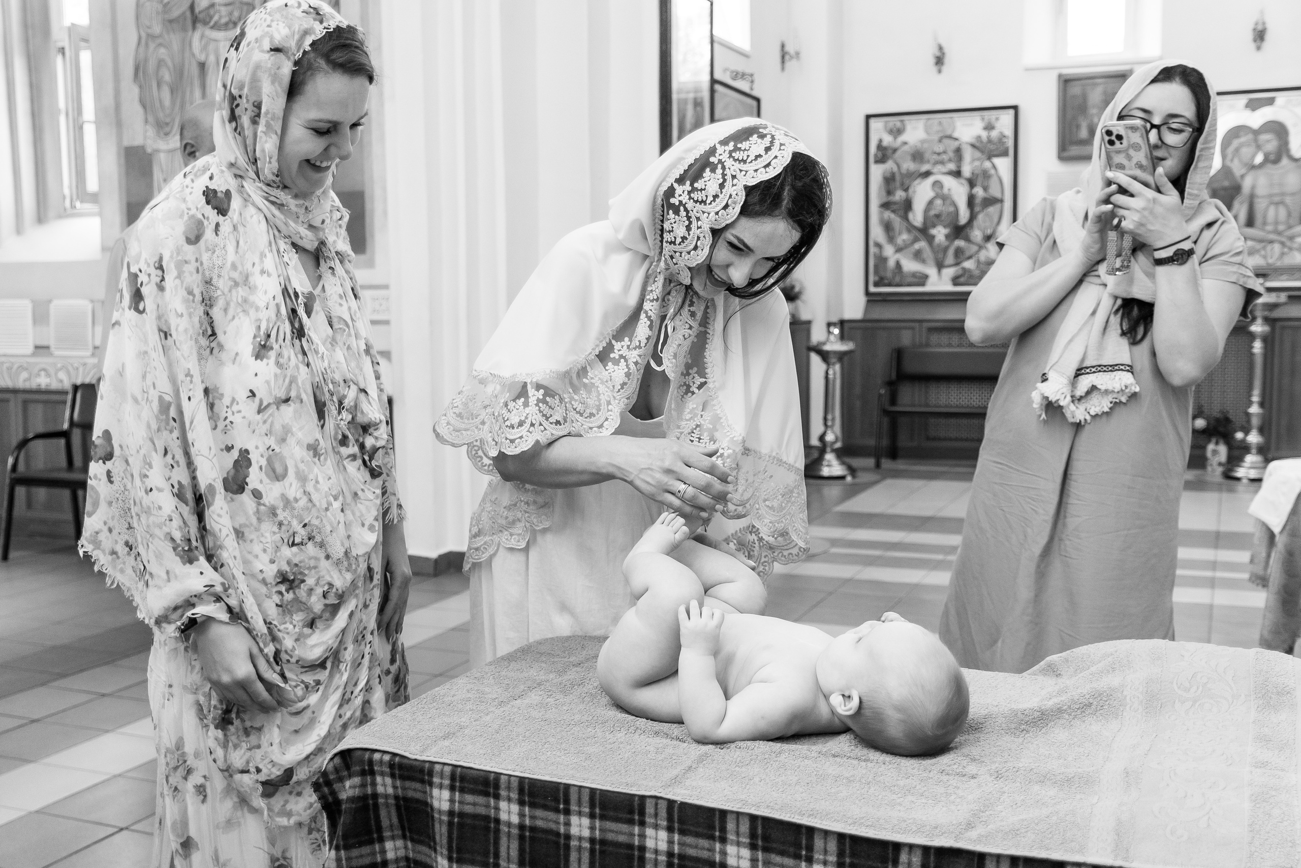 Крещение Таисии. Семейный и детский фотограф Кущ Наташа