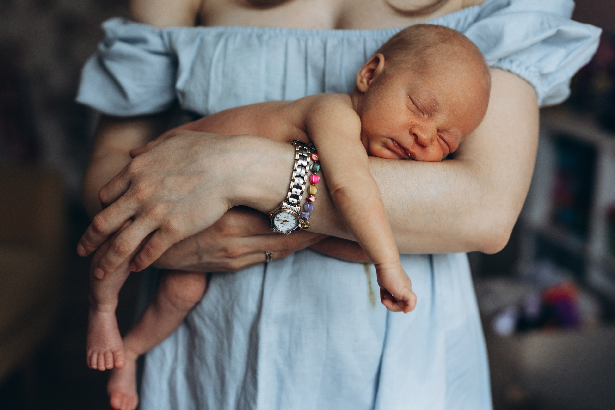 Новорожденный малыш Сева