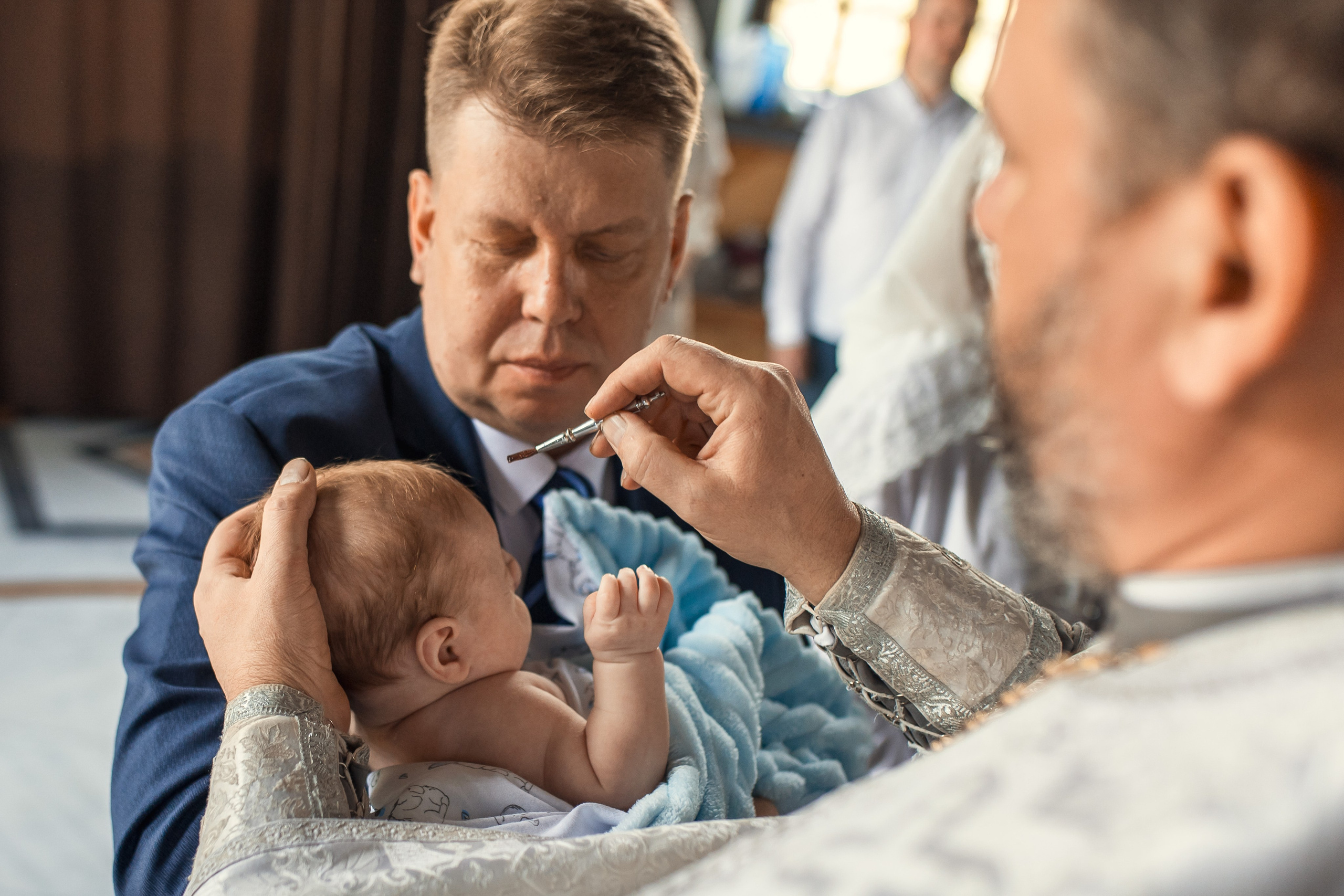 Крещение в Храме святого Иннокентия. Профессиональный фотограф в Москве и Мо Мария Шантарёва