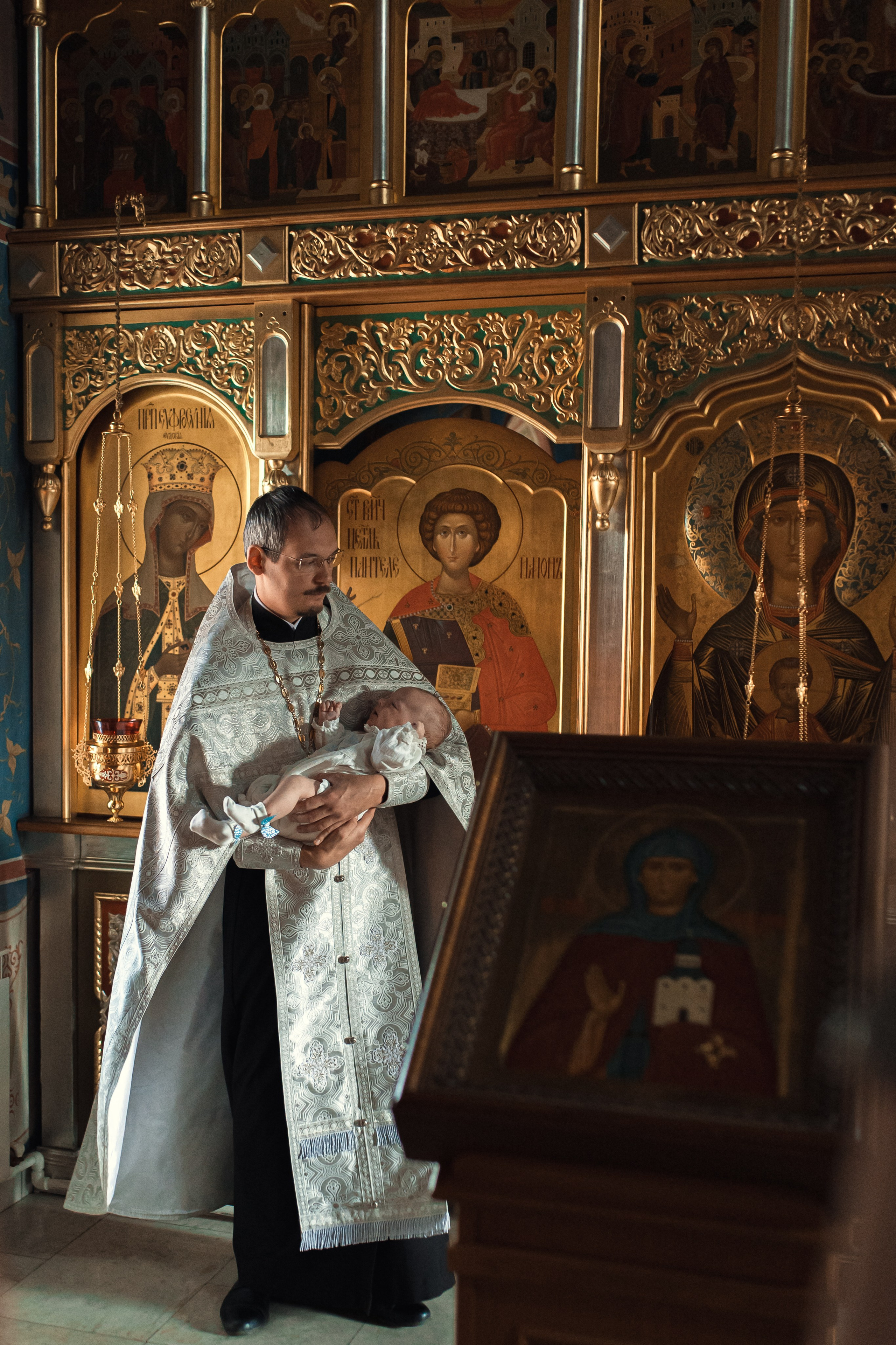Крещение в Знаменской Церкви г. Переславль Залесский. Профессиональный фотограф в Москве и Мо Мария Шантарёва