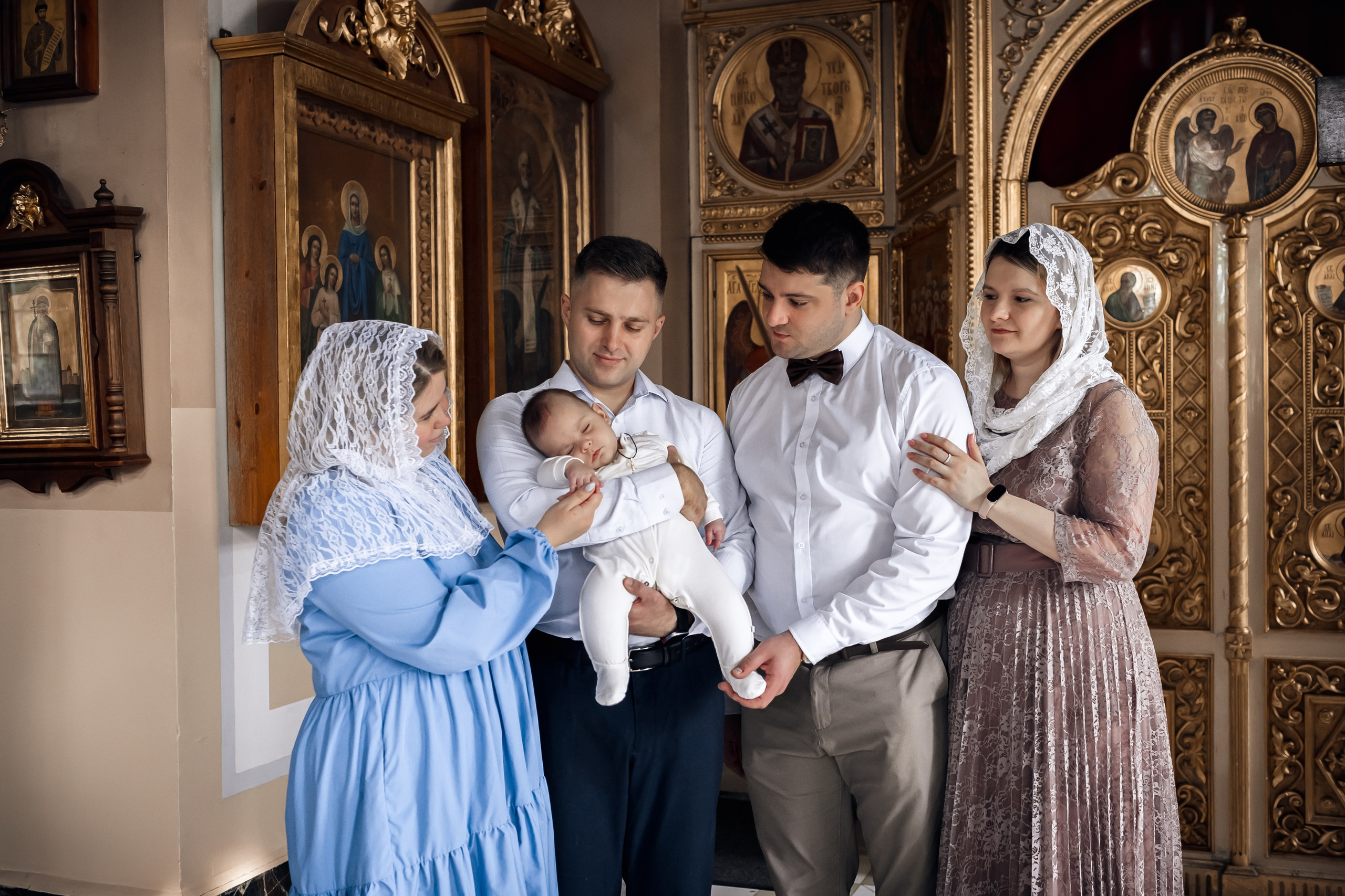 Крещение в Храме Влахернской иконы Божией Матери в Кузьминках. Профессиональный фотограф в Москве и Мо Мария Шантарёва