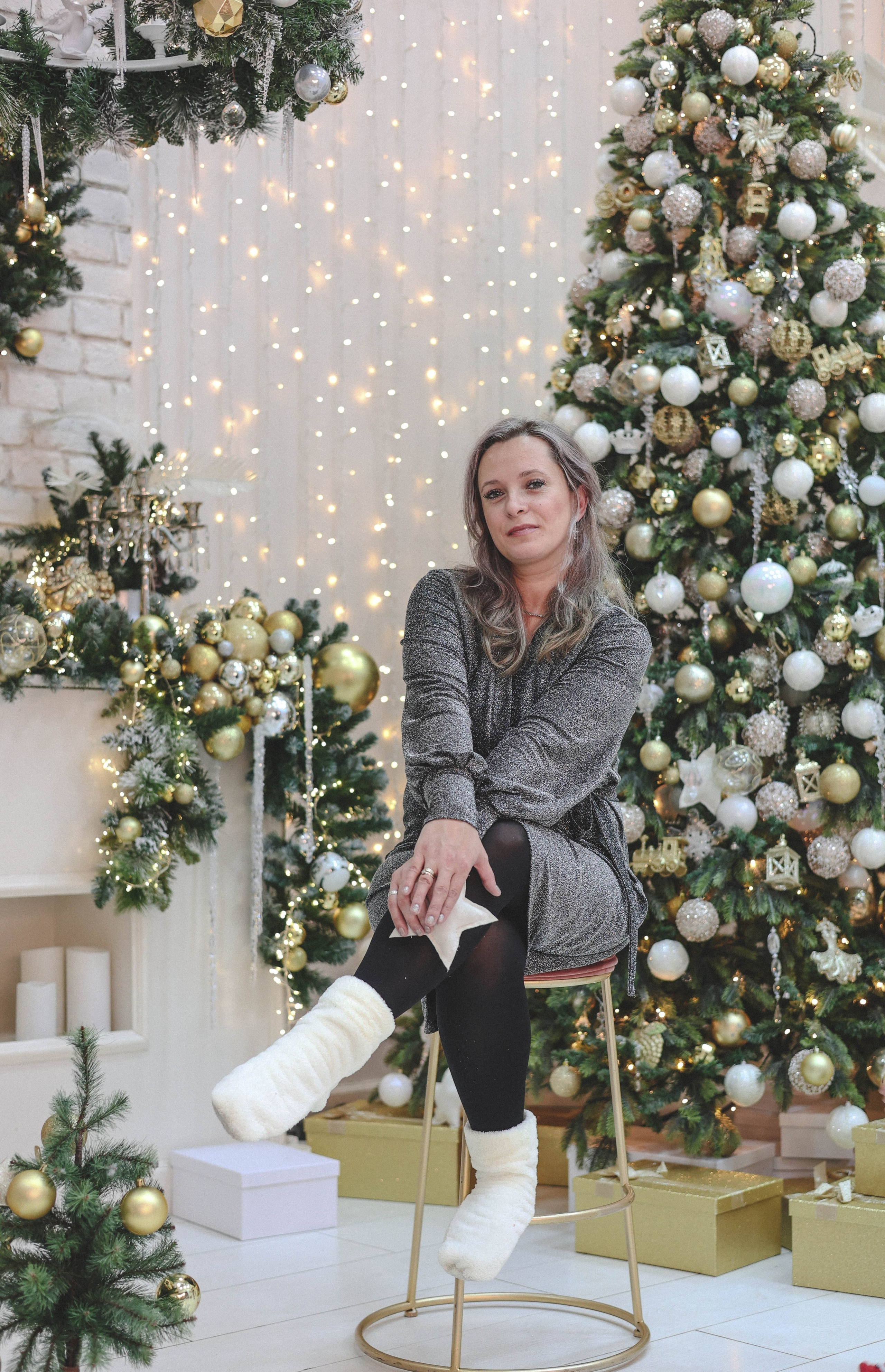 Новогодняя история «Ирина и ее семья». Фотограф в Москве Анастасия Калинина