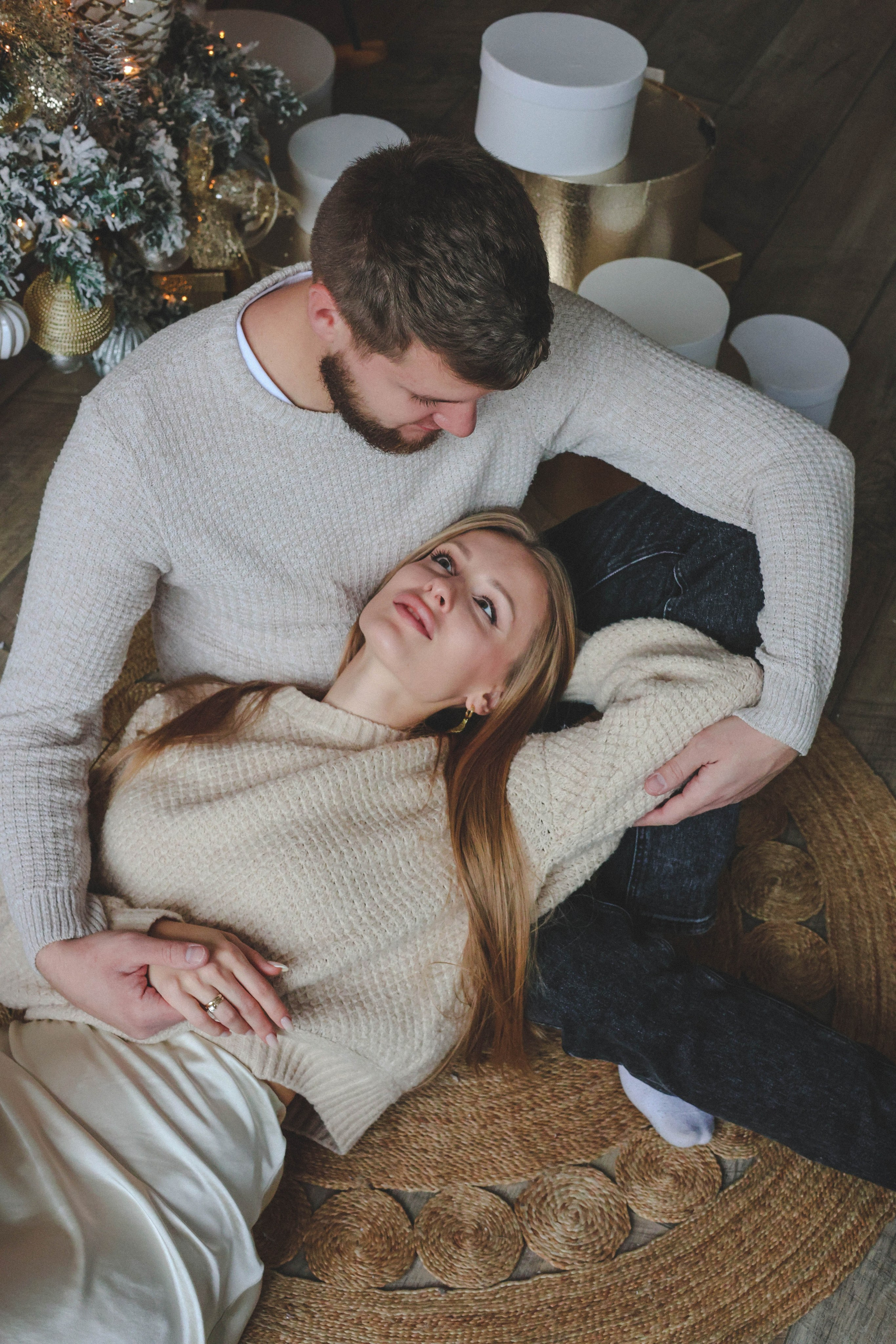 Новогодняя история «Кира и ее семья». Фотограф в Москве Анастасия Калинина