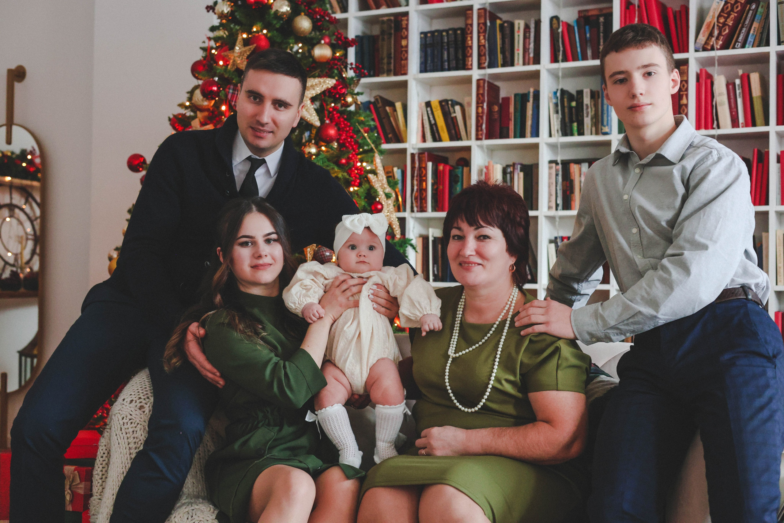 Новогодняя история «Светлана и ее семья». Фотограф в Москве Анастасия Калинина
