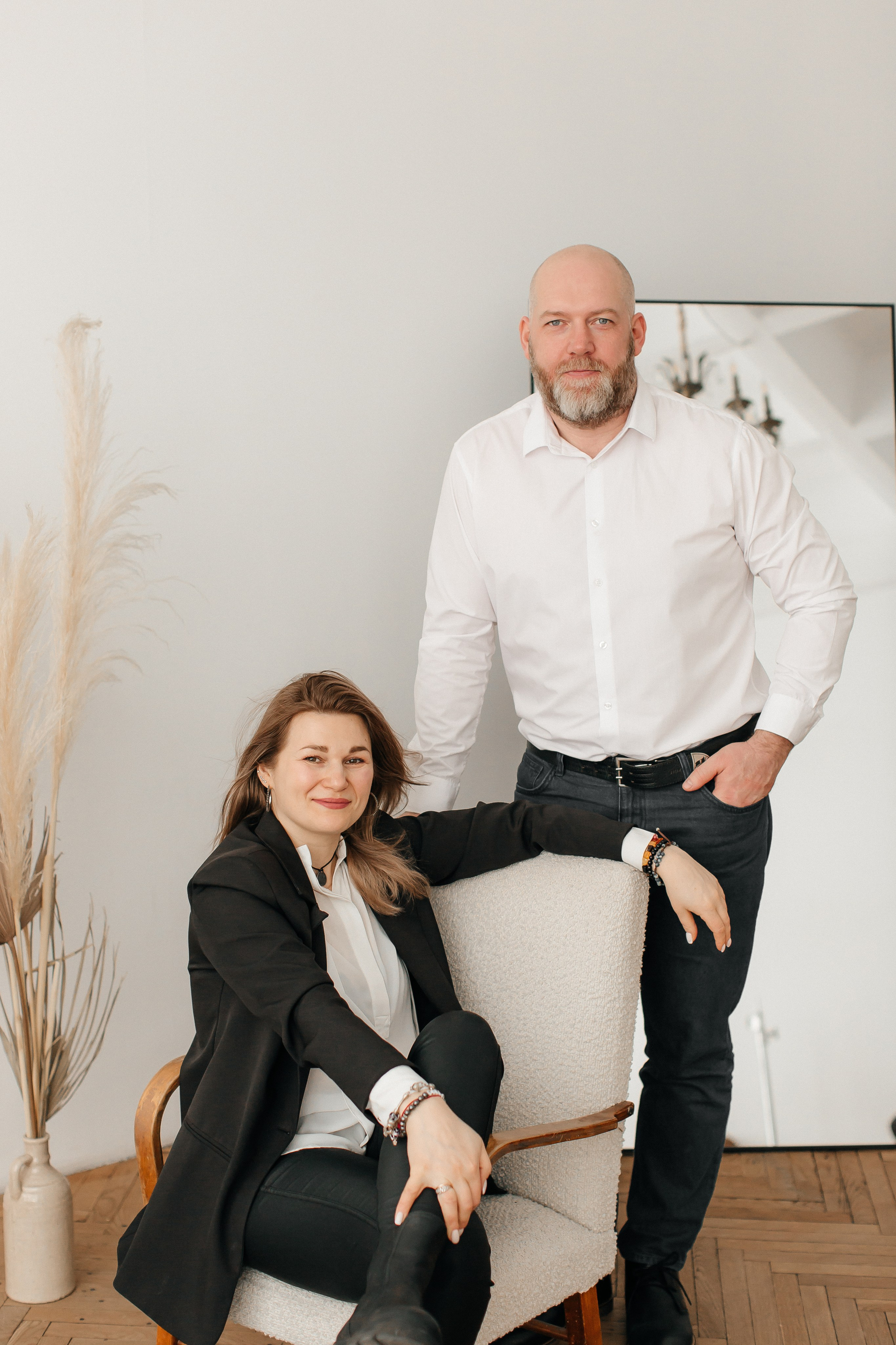 Любовь с семьей в студии. Семейный, детский и школьный фотограф в Москве Рудницкая Анна