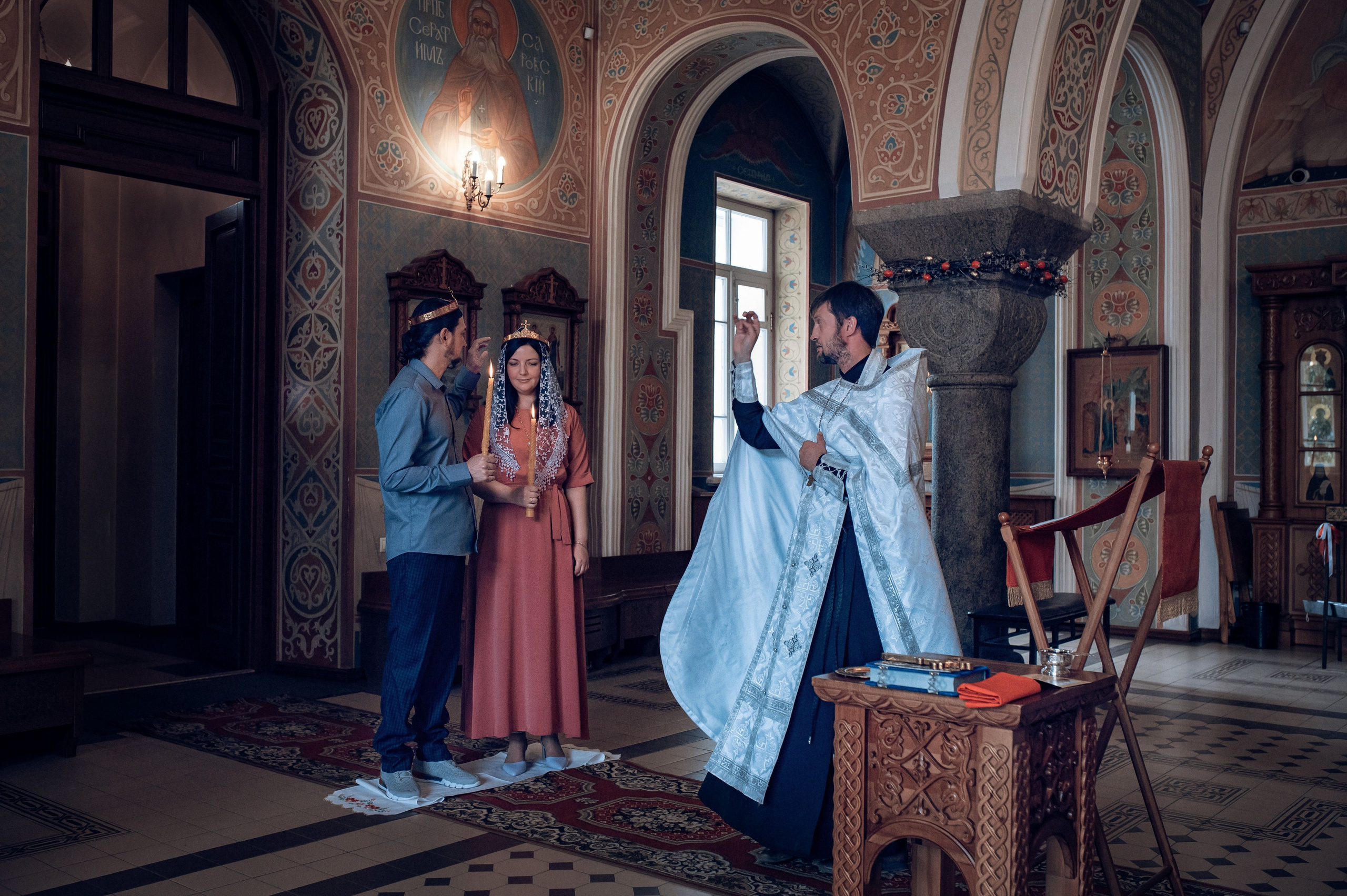 Съемка таинства венчания. Фотографы крещения/венчания  Красноярск Татьяна и Вячеслав Переваловы