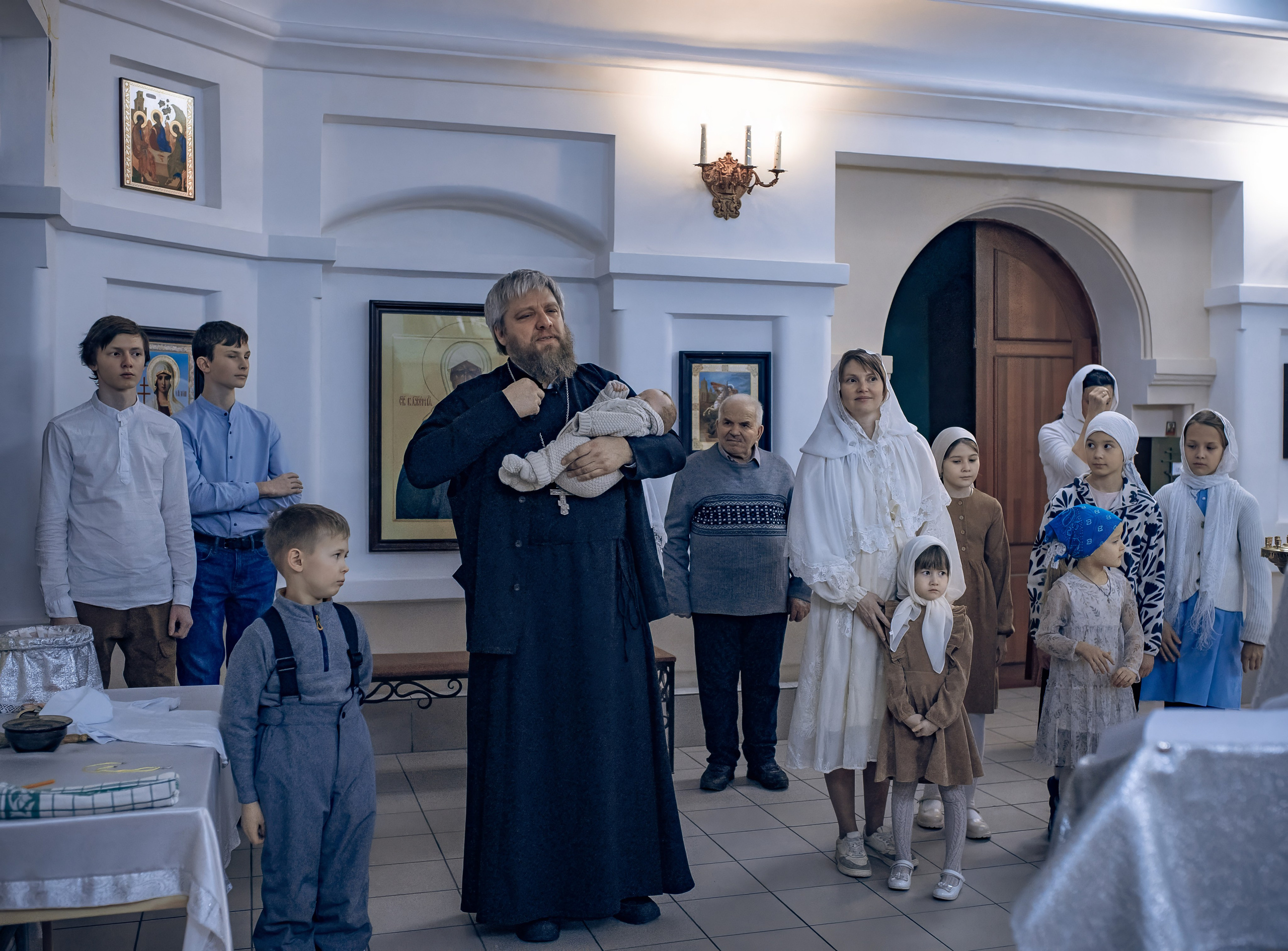 Крещение в Краснодаре. Съемка крещения в Краснодаре. Фотограф на крещение в Краснодаре