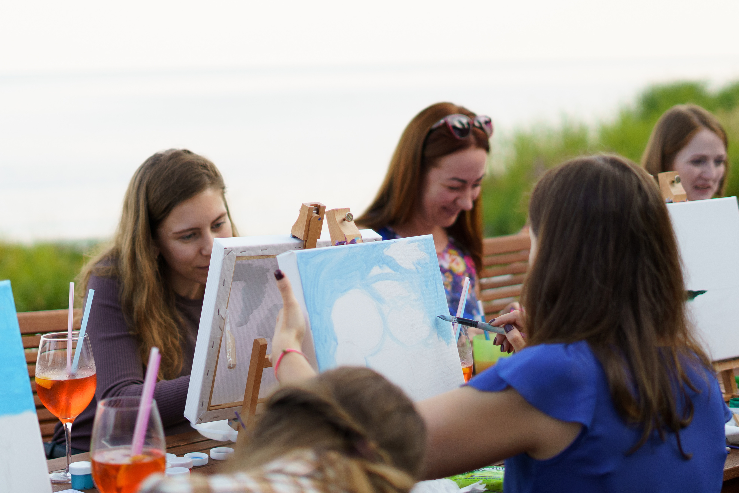 Корпоратив Teach Me Art. Портретный фотограф в Москве и Санкт-Петербурге Арина Чех