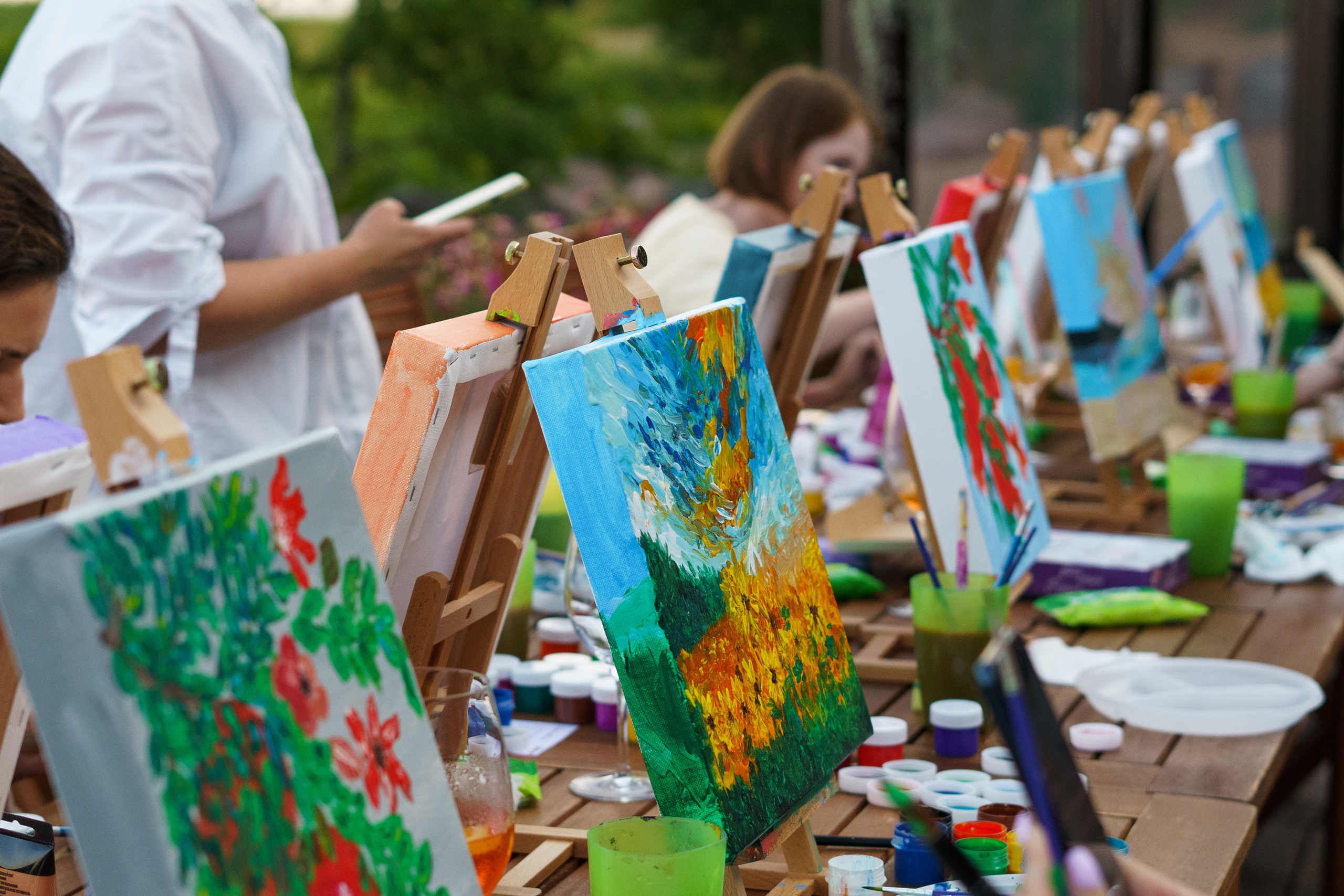 Корпоратив Teach Me Art. Портретный фотограф в Москве и Санкт-Петербурге Арина Чех